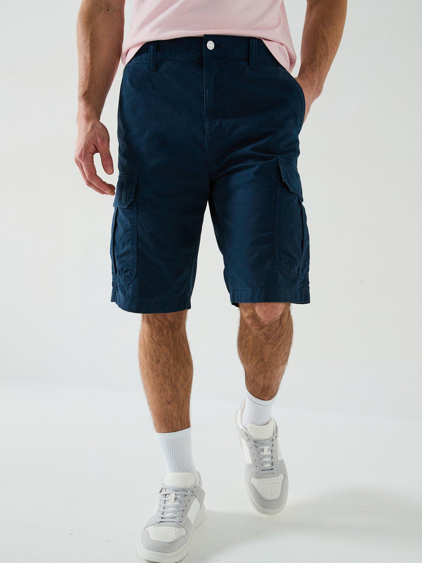 Tommy Jeans Otis Twill Regular Fit Cargo Shorts - Navy