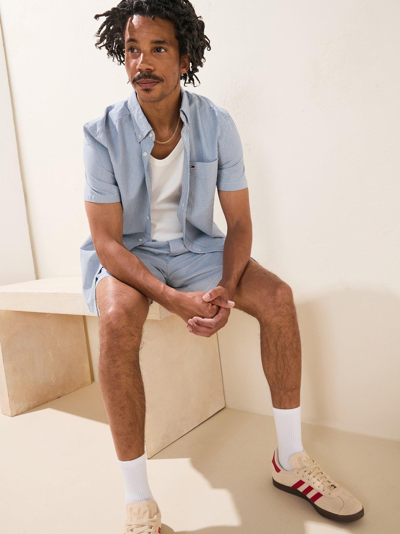 tommy-jeans-tommy-jeans-stripe-seersucker-beach-shorts-light-blueoutfit