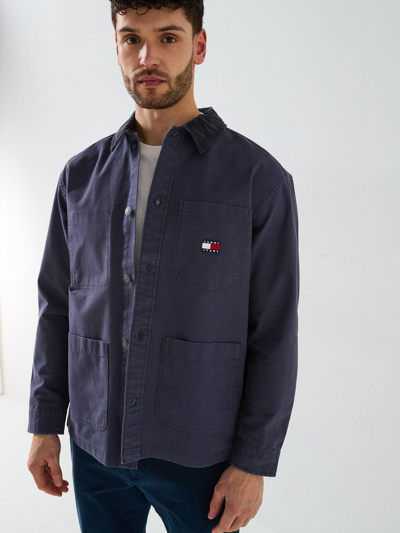 tommy-jeans-canvas-cord-overshirt-navyblackfront