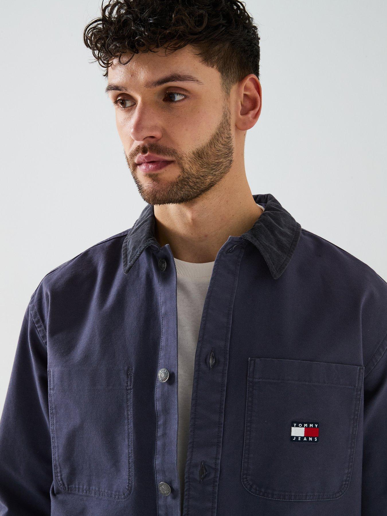 tommy-jeans-canvas-cord-overshirt-navyblackoutfit