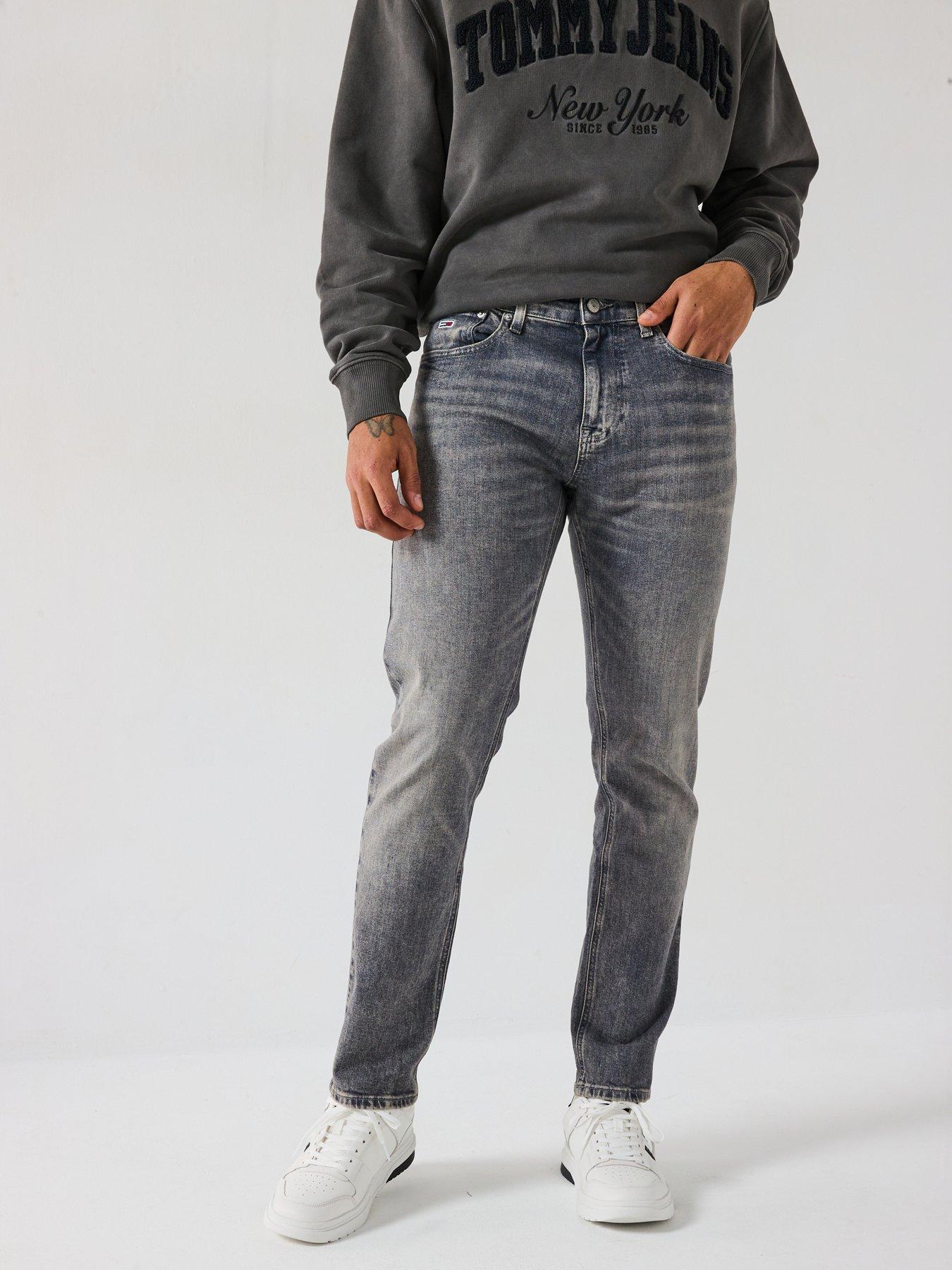 undefined Austin Slim Fit Tapered Jeans - Washed Black