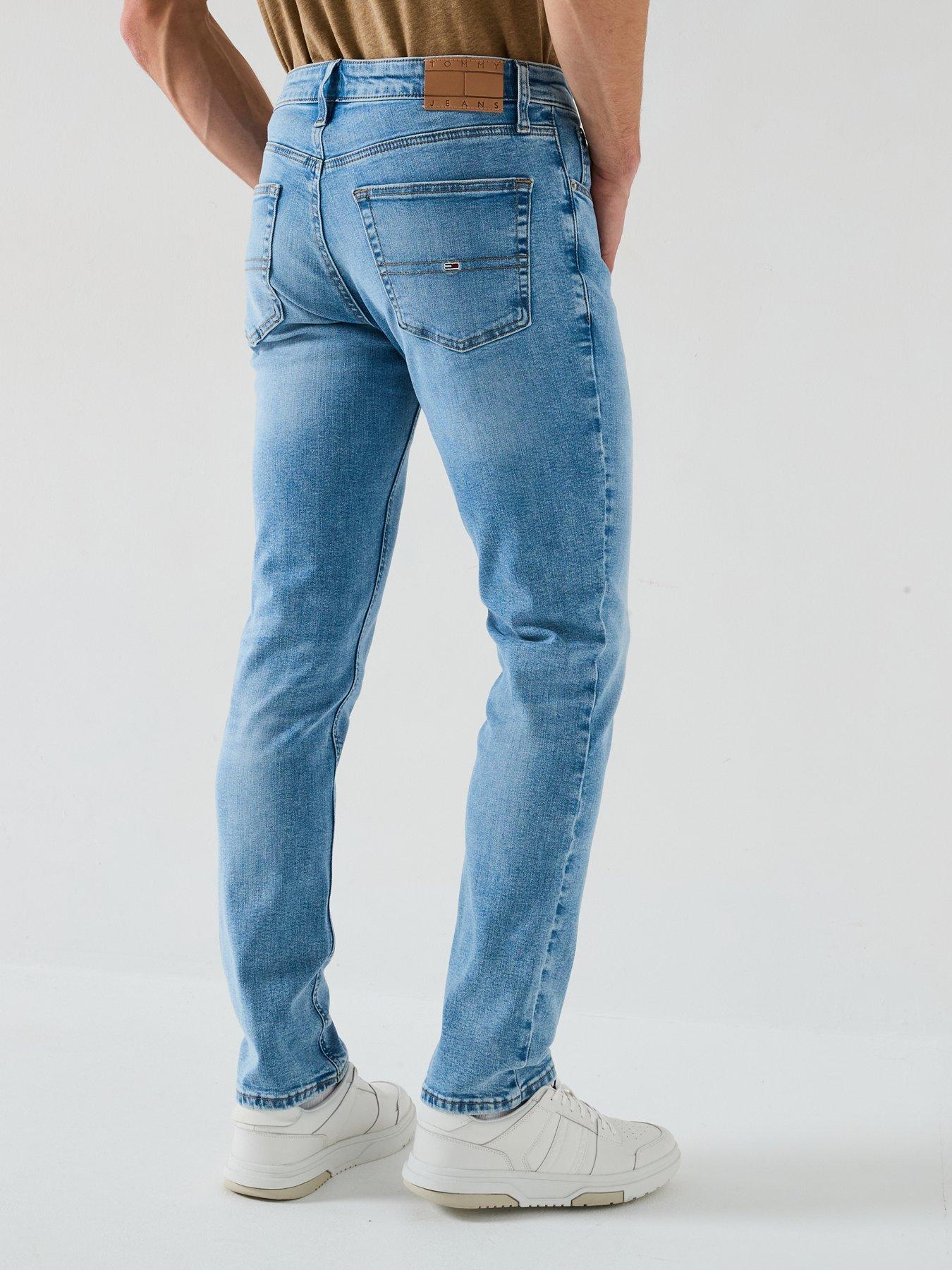 Image 2 of 5 of Tommy Jeans Scanton Slim Fit Stretch Jeans - Light Wash