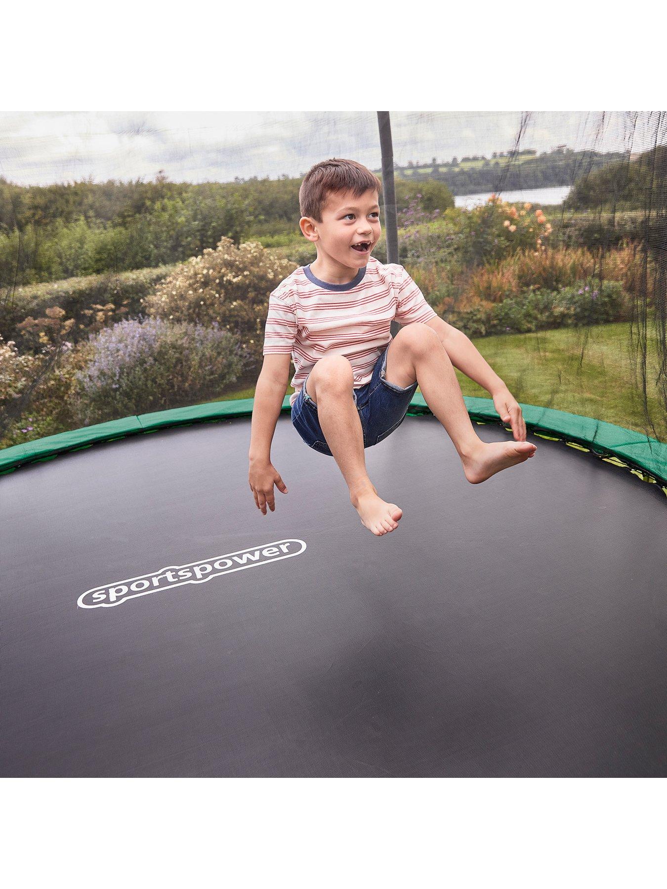 Image 5 of 5 of Sportspower 12ft Trampoline with Easi-Store Folding Enclosure & Ladder