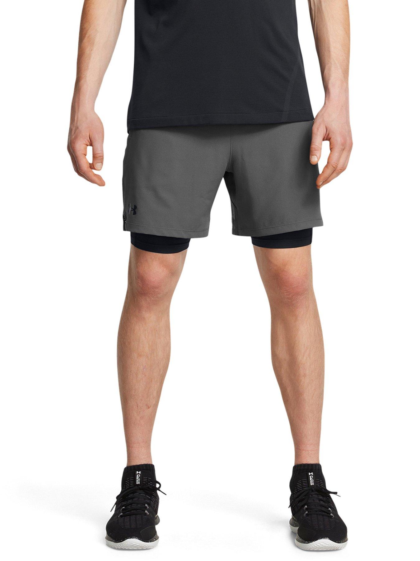 UNDER ARMOUR Mens Training Vanish Woven 2 In 1 Shorts - Grey