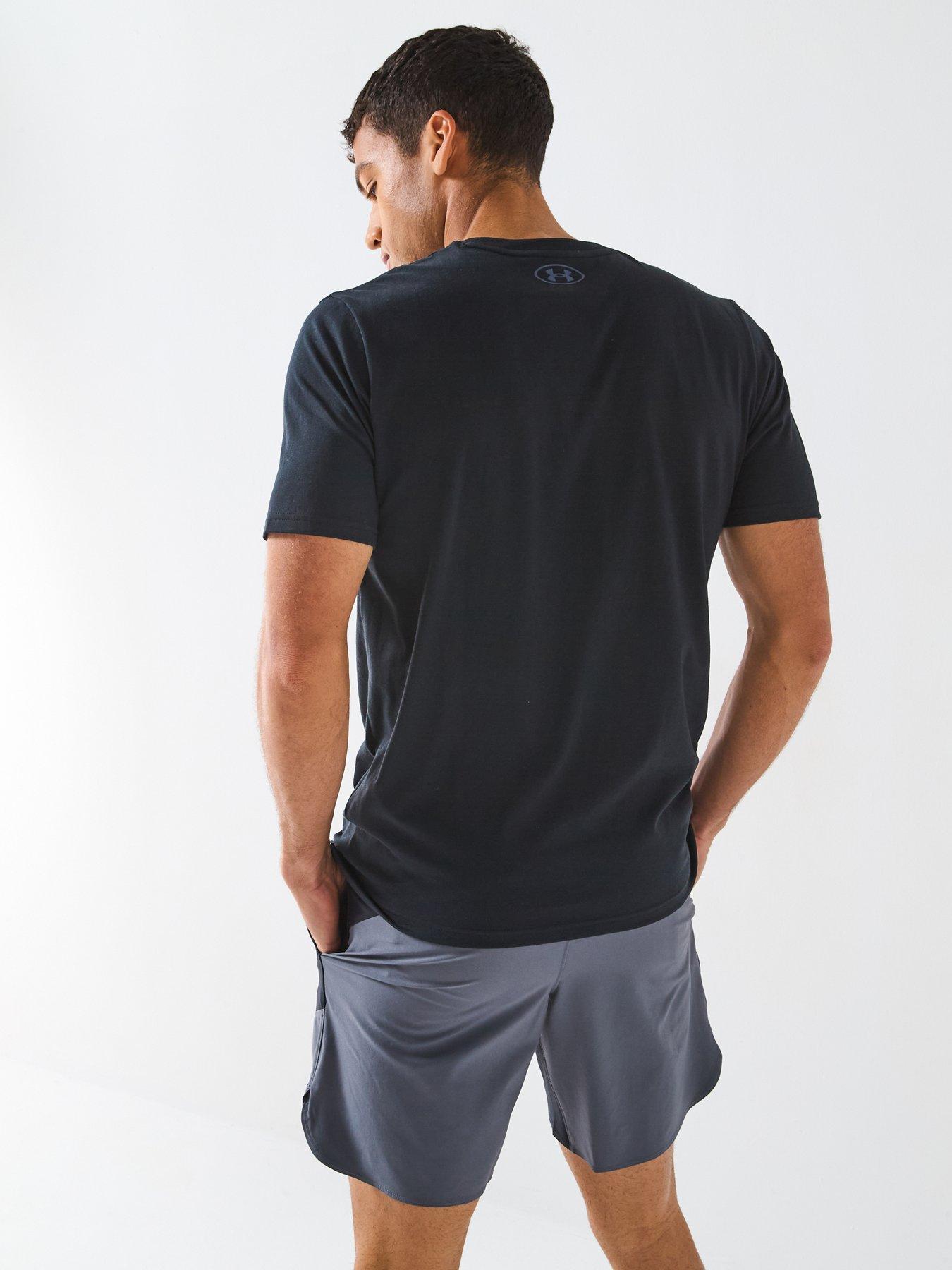 Image 2 of 6 of UNDER ARMOUR Men's Training Project Rock Brahma Bull T-Shirt - Black