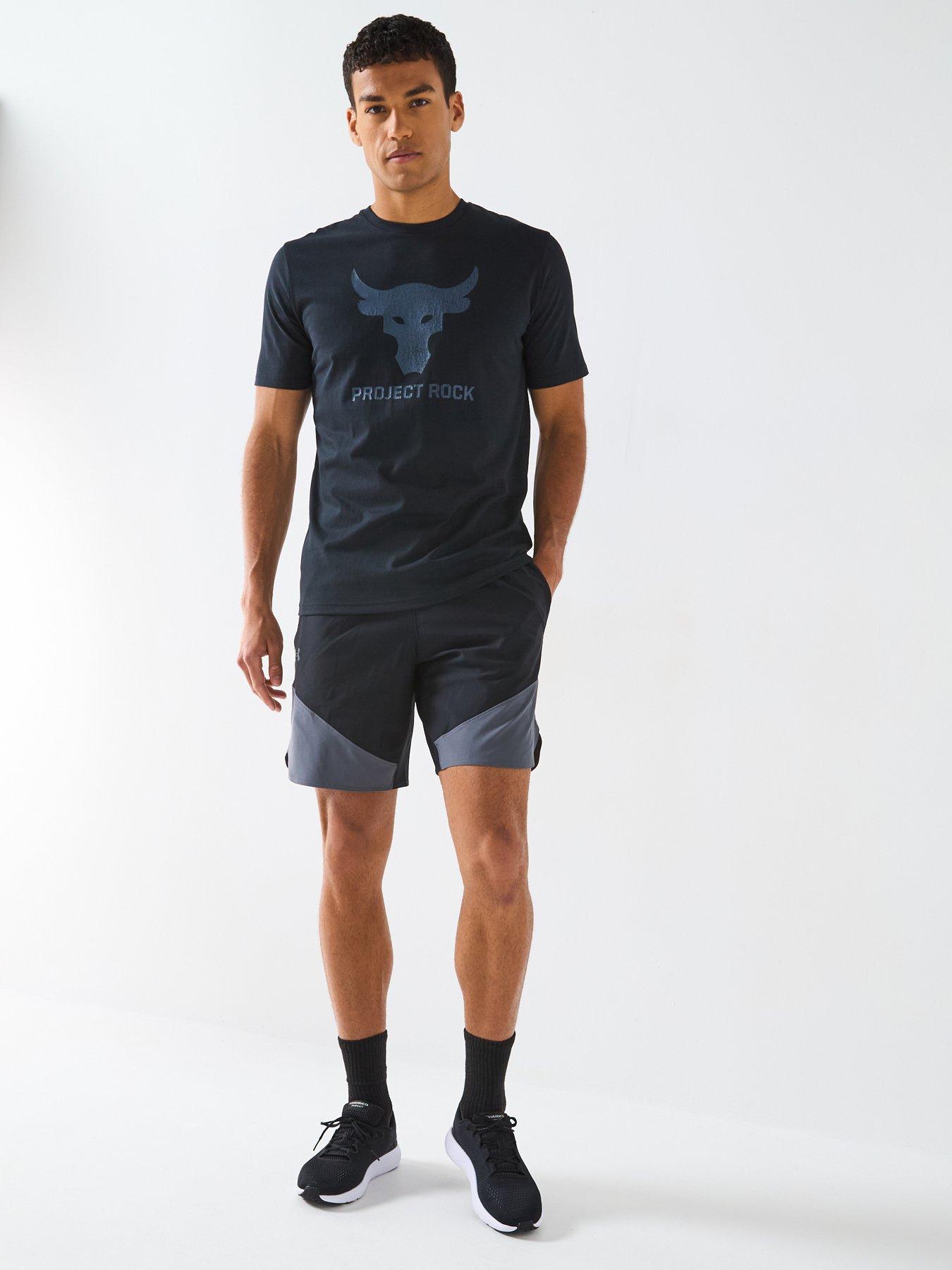 Image 3 of 6 of UNDER ARMOUR Men's Training Project Rock Brahma Bull T-Shirt - Black