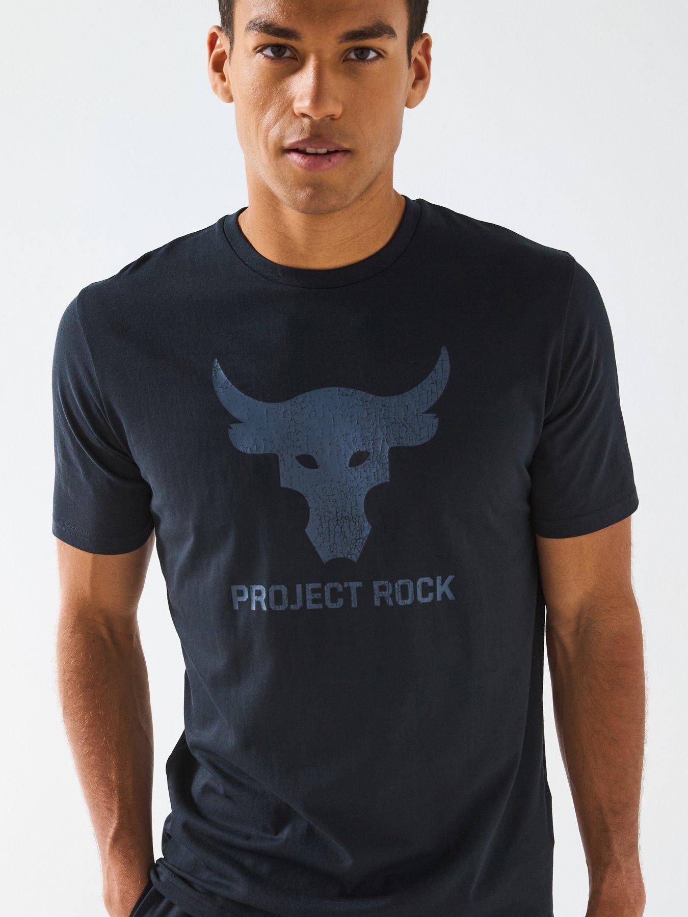 Image 4 of 6 of UNDER ARMOUR Men's Training Project Rock Brahma Bull T-Shirt - Black