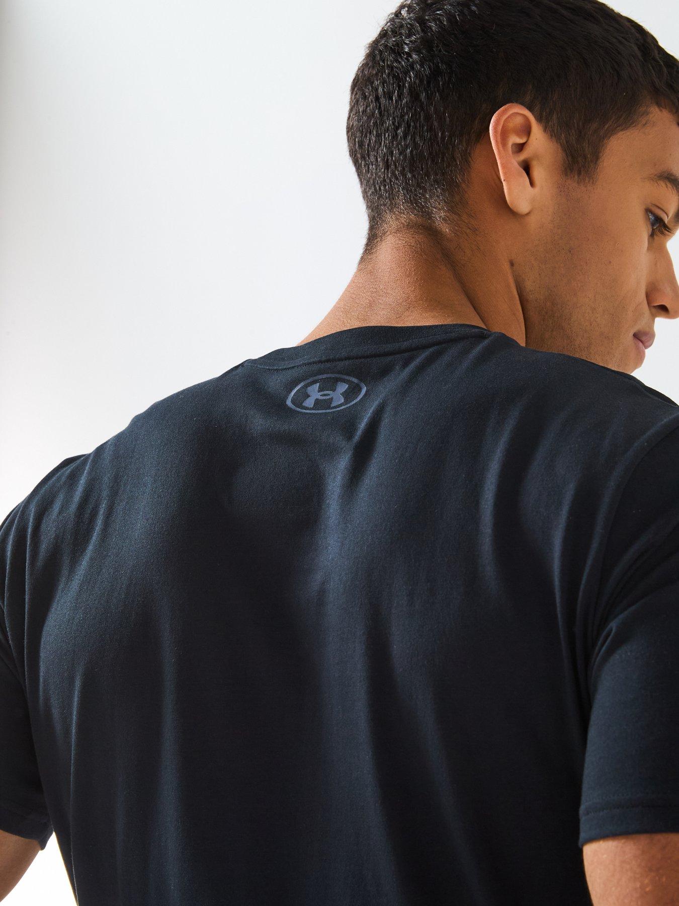 Image 6 of 6 of UNDER ARMOUR Men's Training Project Rock Brahma Bull T-Shirt - Black
