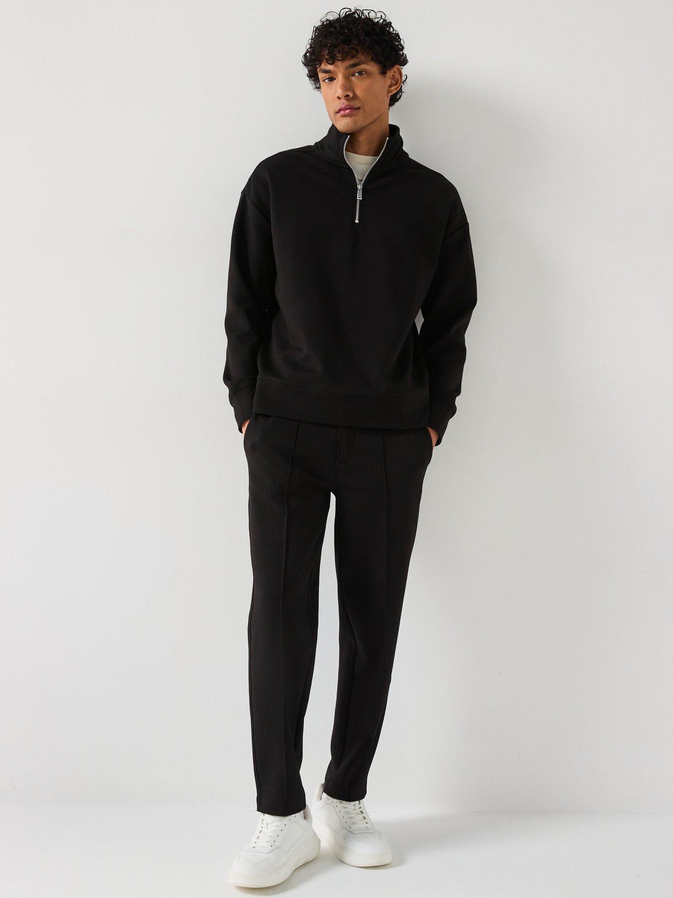 calvin-klein-tech-interlock-half-12-zip-sweat-top-blackback