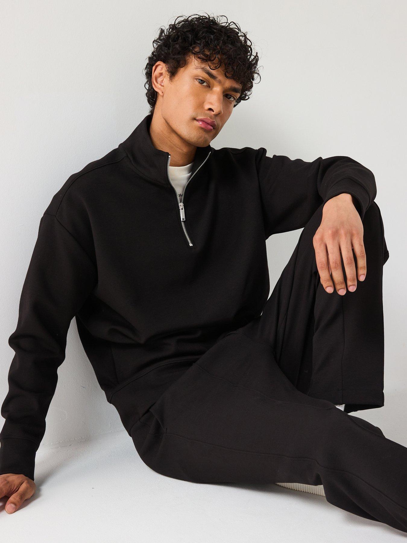 calvin-klein-tech-interlock-half-12-zip-sweat-top-blackoutfit