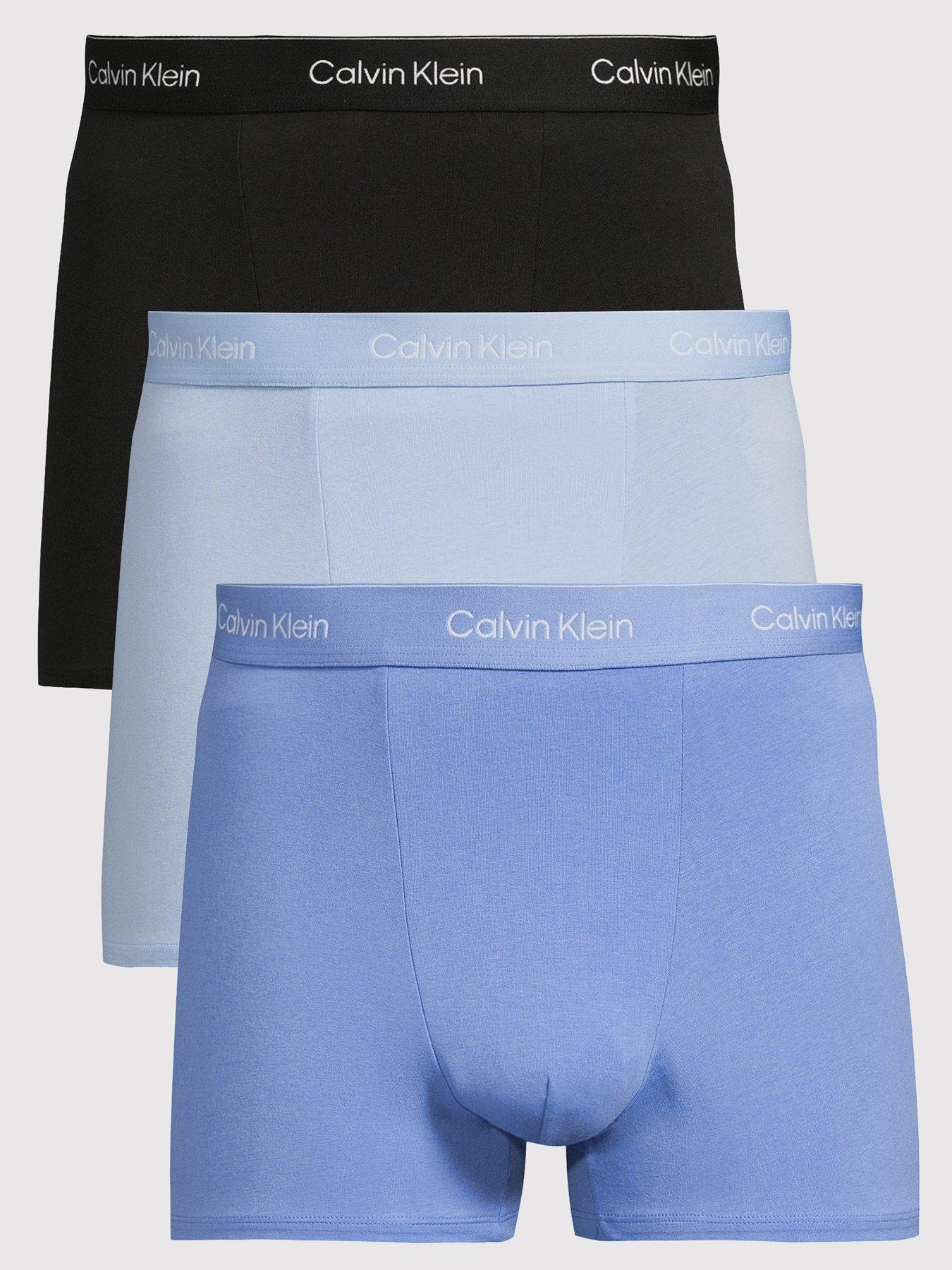 Calvin Klein ICON Cotton Stretch 3 Pack Trunks - Assorted