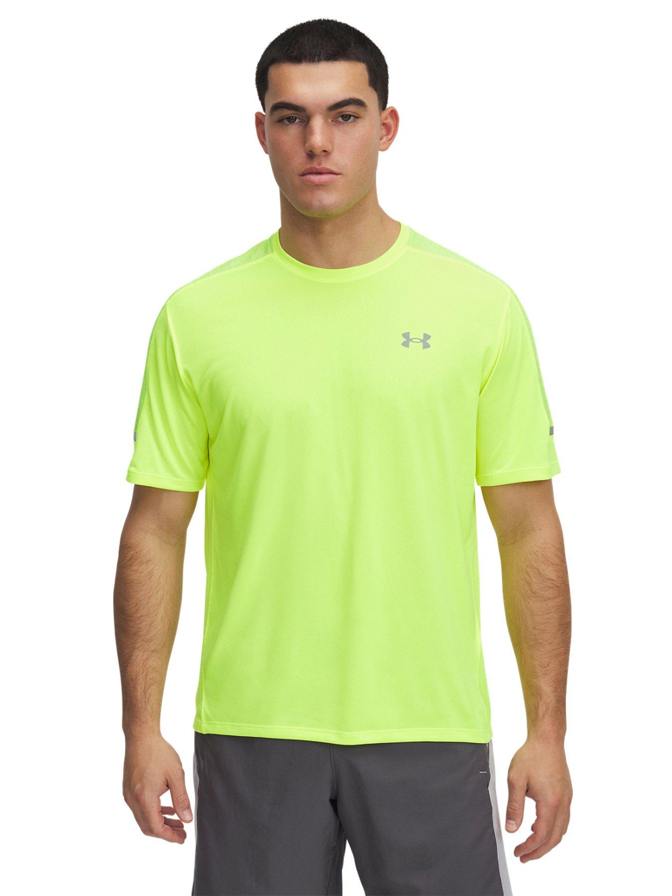 UNDER ARMOUR Men's Training Tech Utility T-Shirt - High Vis Yellow