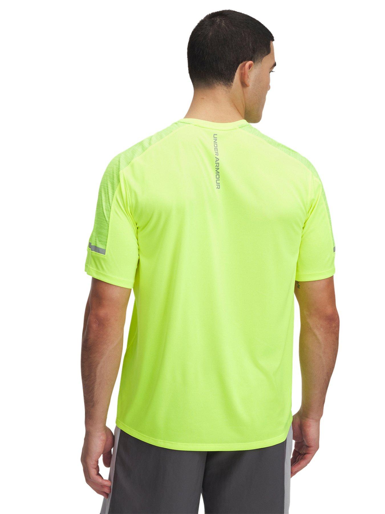 Image 2 of 3 of UNDER ARMOUR Men's Training Tech Utility T-Shirt - High Vis Yellow