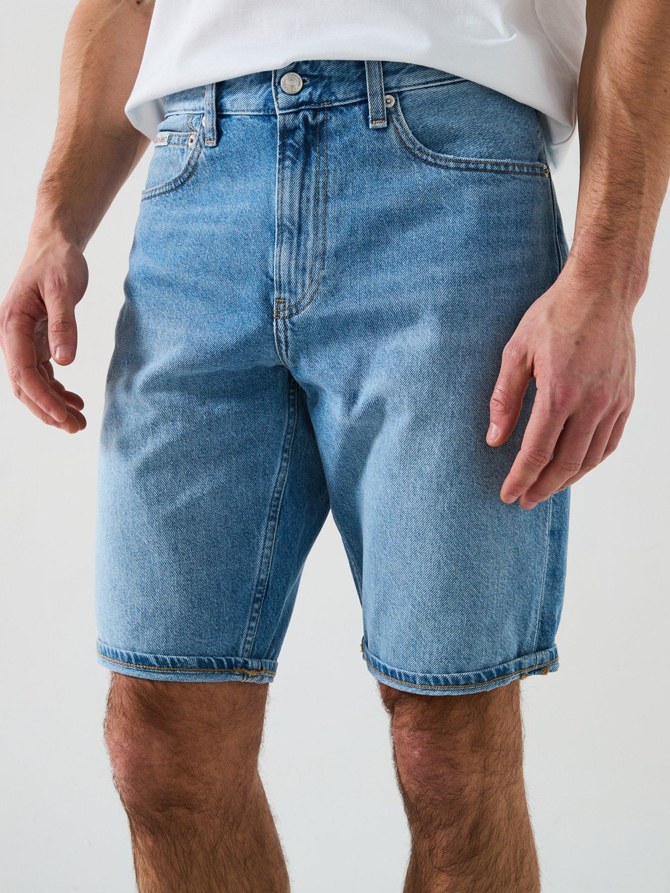 Image 5 of 6 of Calvin Klein Jeans Regular Short 5 Pocket Shorts - Blue