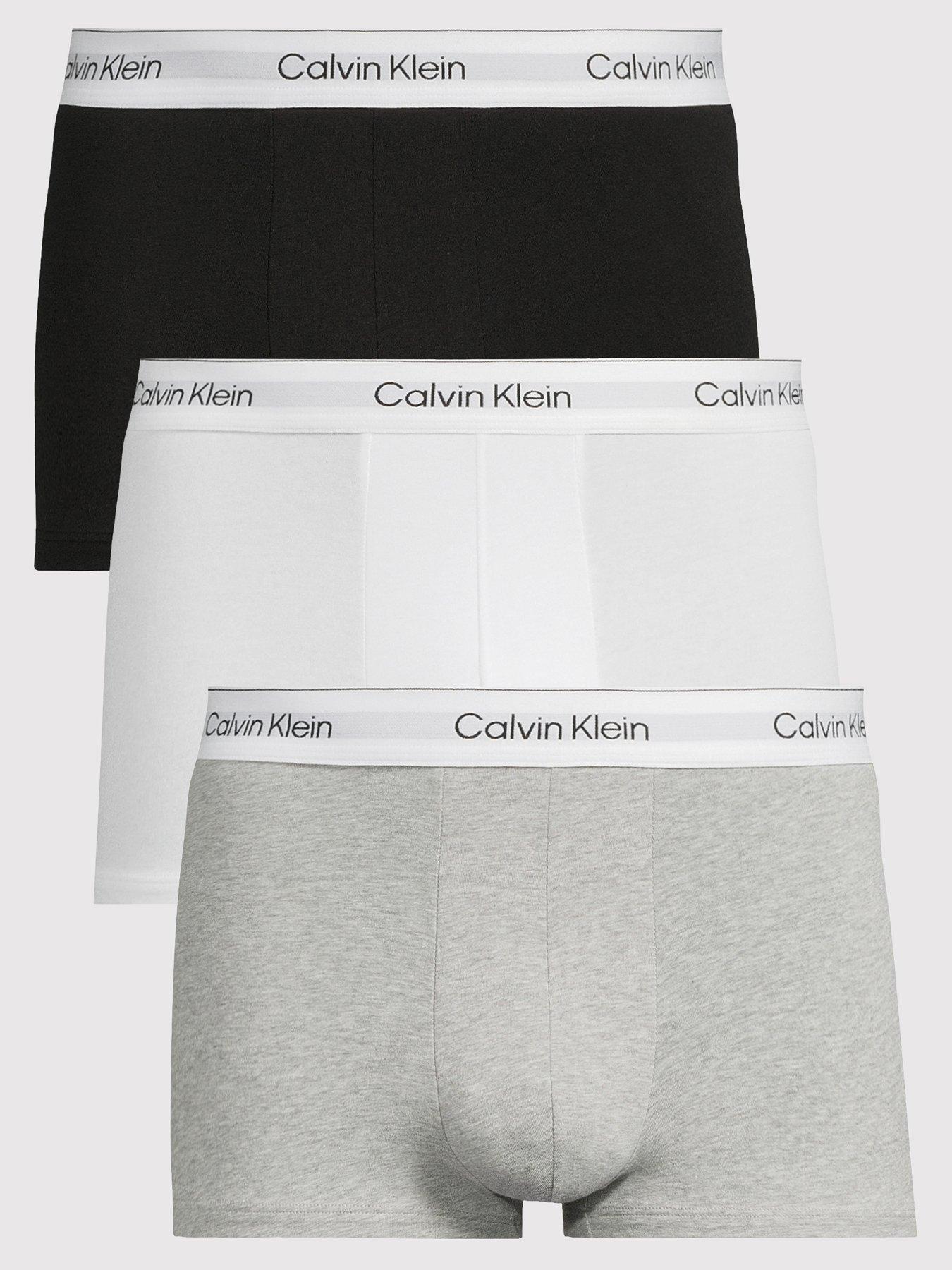 undefined Icon Cotton Stretch 3 Pack Low Rise Trunks - Assorted
