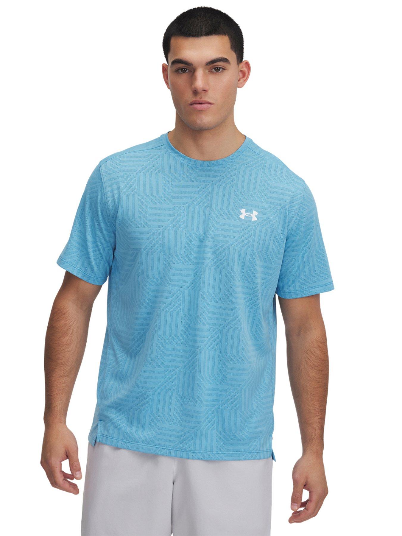 under-armour-mens-training-tech-vent-geotessa-t-shirt-blue