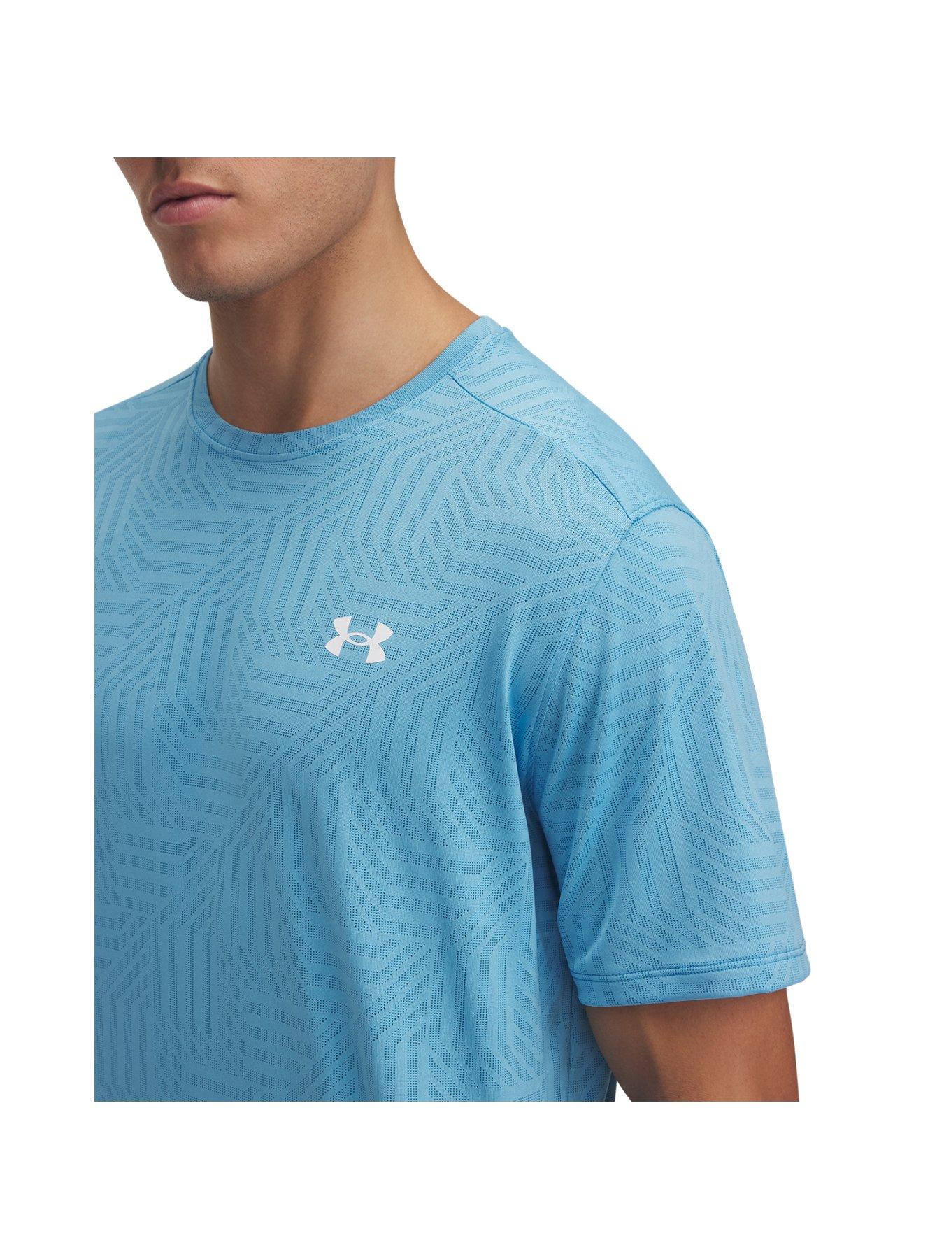 under-armour-mens-training-tech-vent-geotessa-t-shirt-blueoutfit