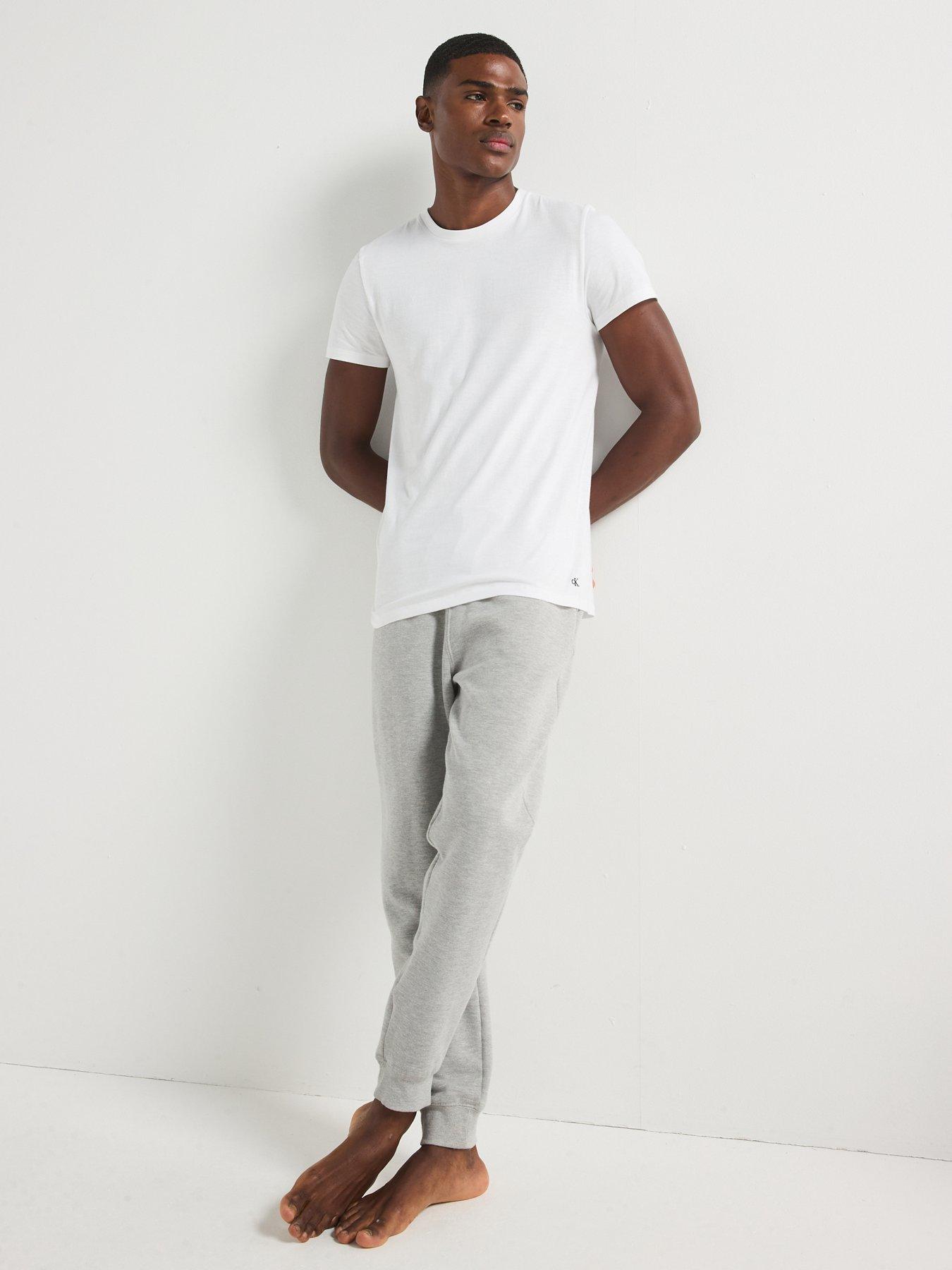 Image 4 of 7 of Calvin Klein Calvin Klein Loungewear 3 Pack T-Shirts - White