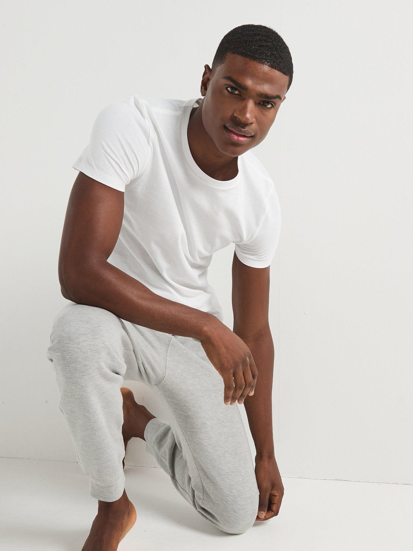 Image 6 of 7 of Calvin Klein Calvin Klein Loungewear 3 Pack T-Shirts - White