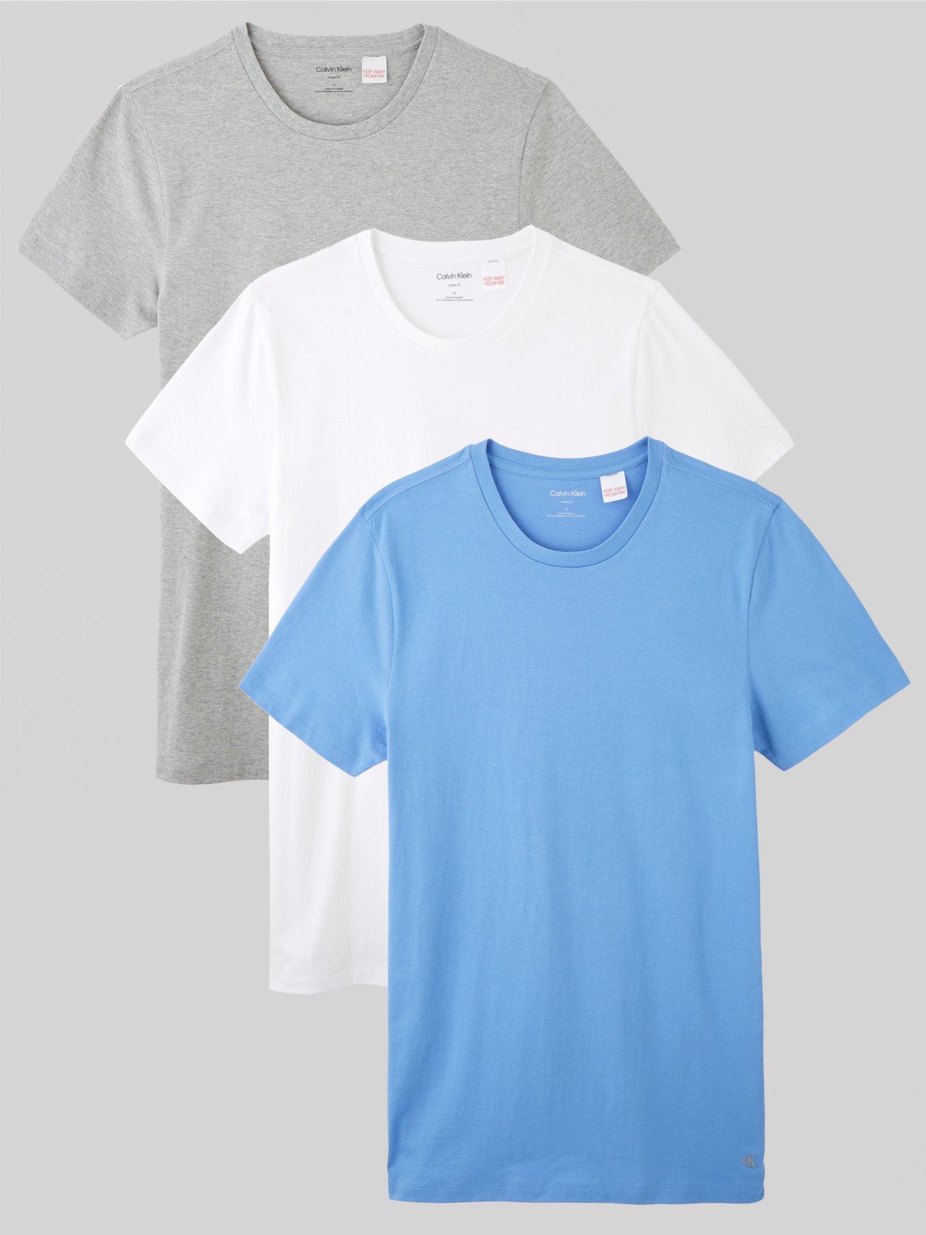 undefined Calvin Klein Loungewear 3 Pack T-Shirts - Assorted
