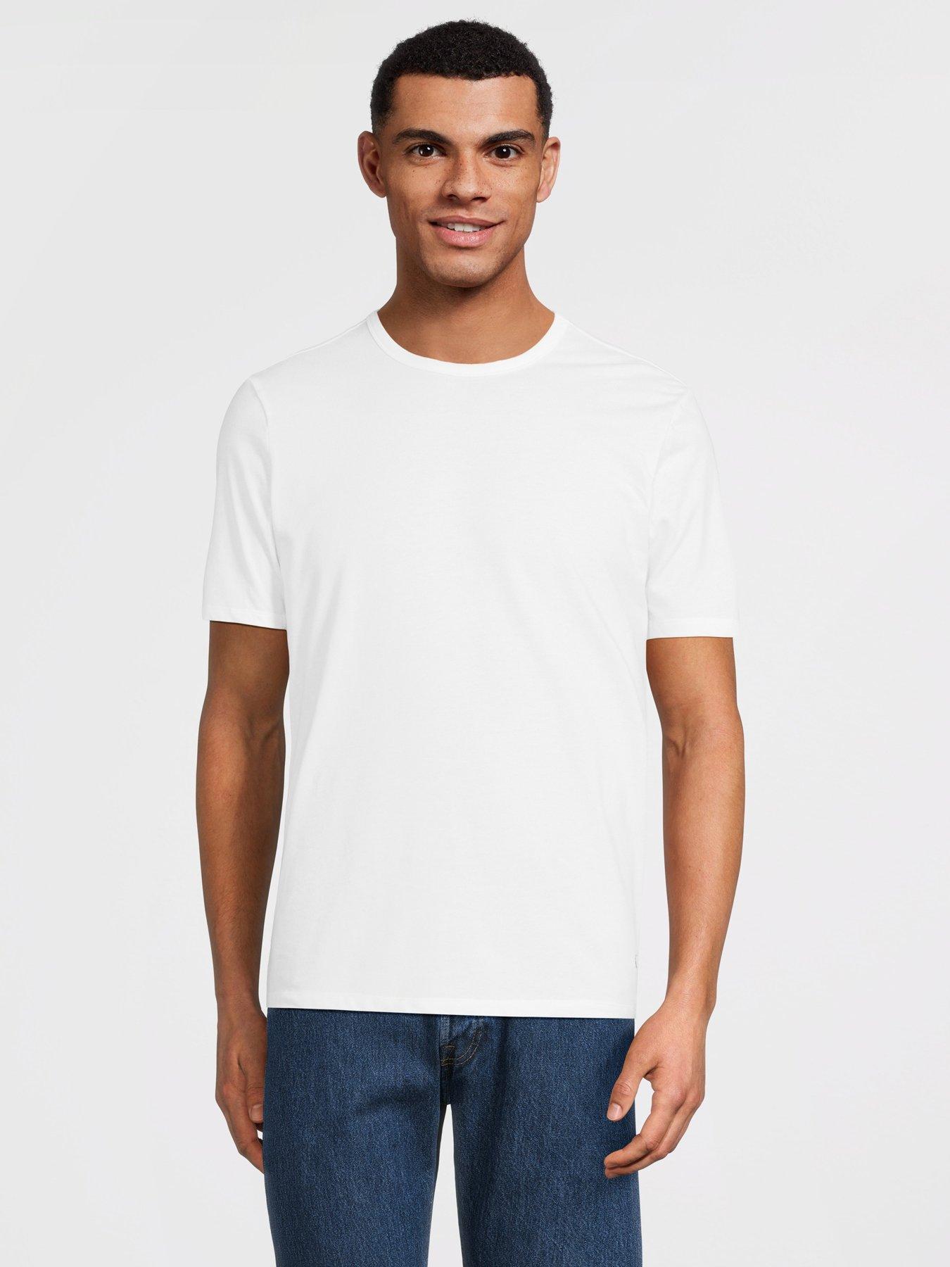 Image 2 of 6 of Calvin Klein Loungewear 3 Pack Microfibre T-Shirts - Multi