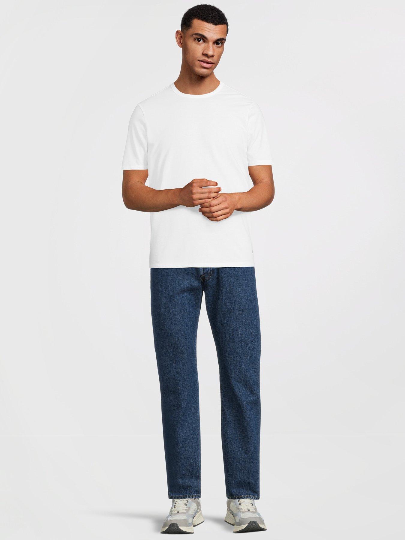 Image 4 of 6 of Calvin Klein Loungewear 3 Pack Microfibre T-Shirts - Multi