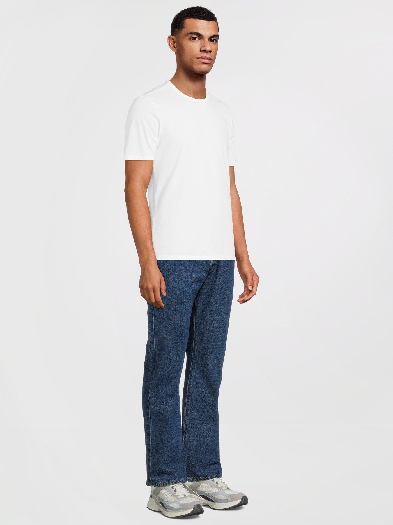 Image 5 of 6 of Calvin Klein Loungewear 3 Pack Microfibre T-Shirts - Multi