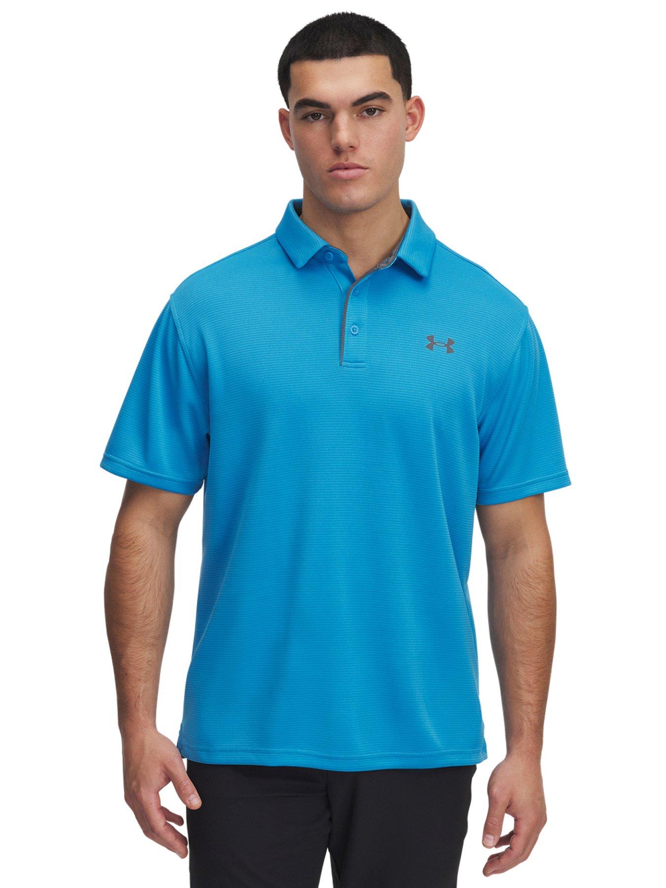 Image 1 of 2 of UNDER ARMOUR Mens Golf Tech Polo - Blue