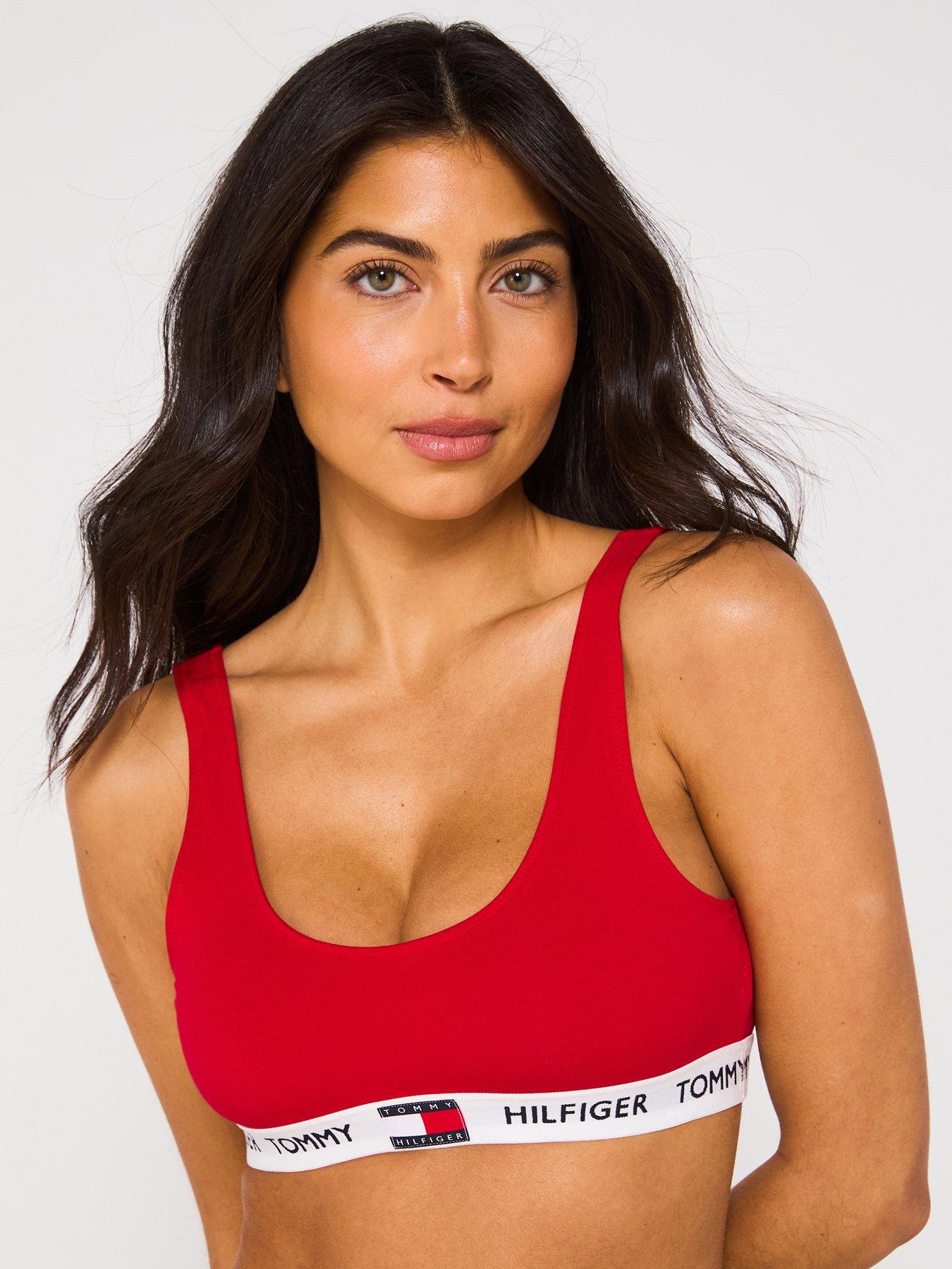 Image 1 of 4 of Tommy Hilfiger Tommy Hilfiger Bralette - Red