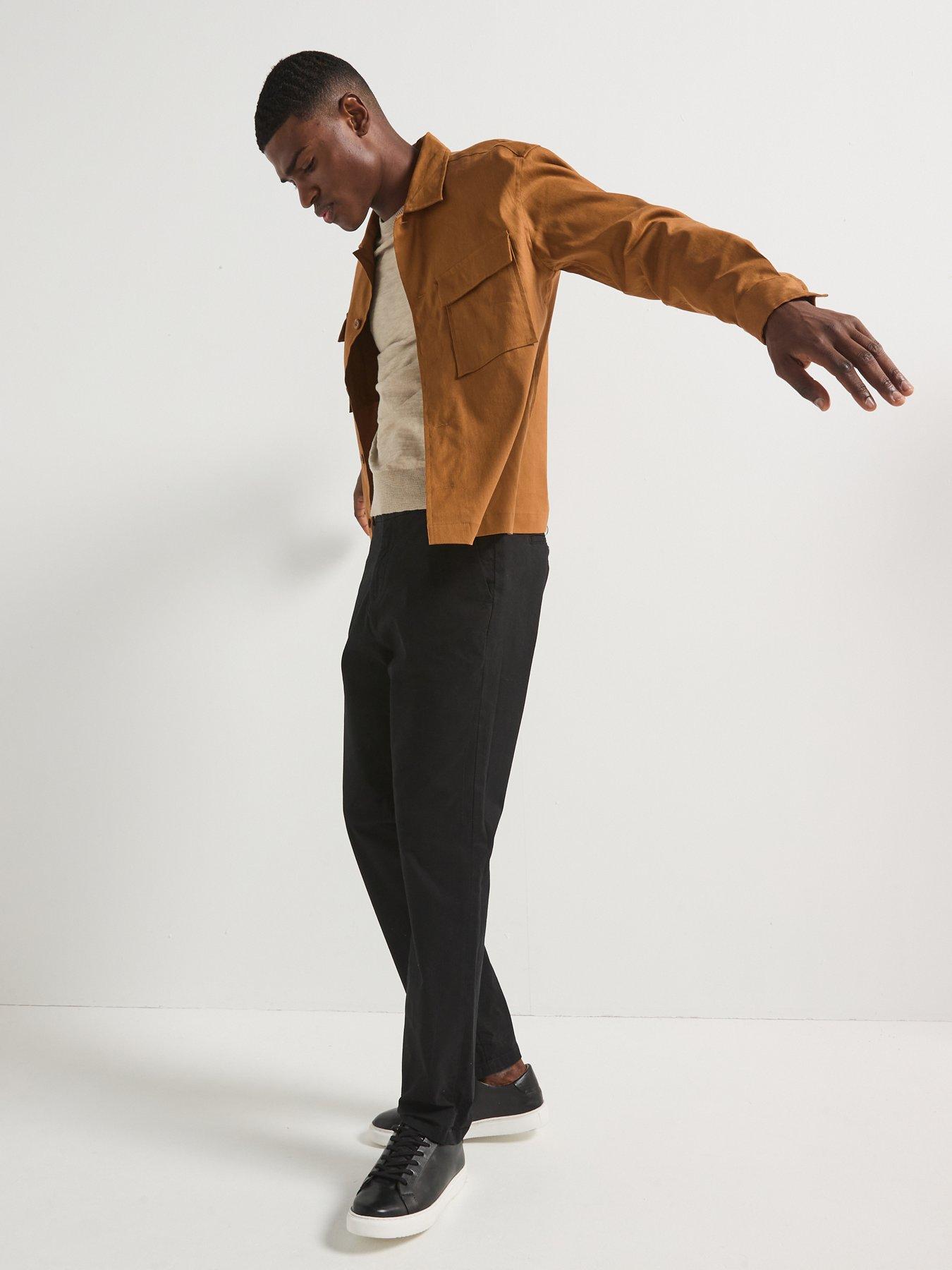 calvin-klein-linen-blend-stretch-fabric-overshirt-brownback