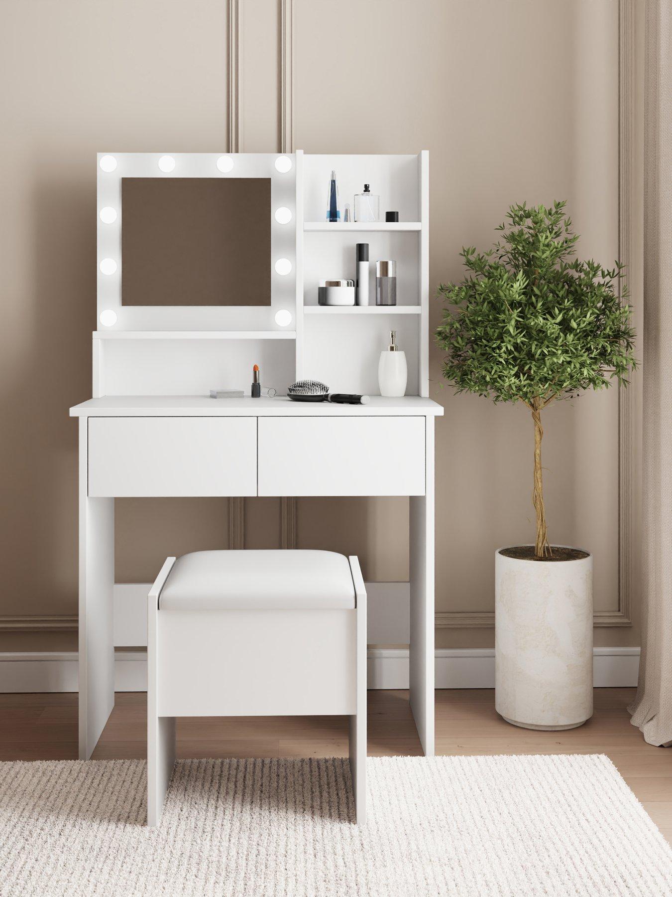 Image 1 of 8 of GFW Eva Dressing Table With Stool