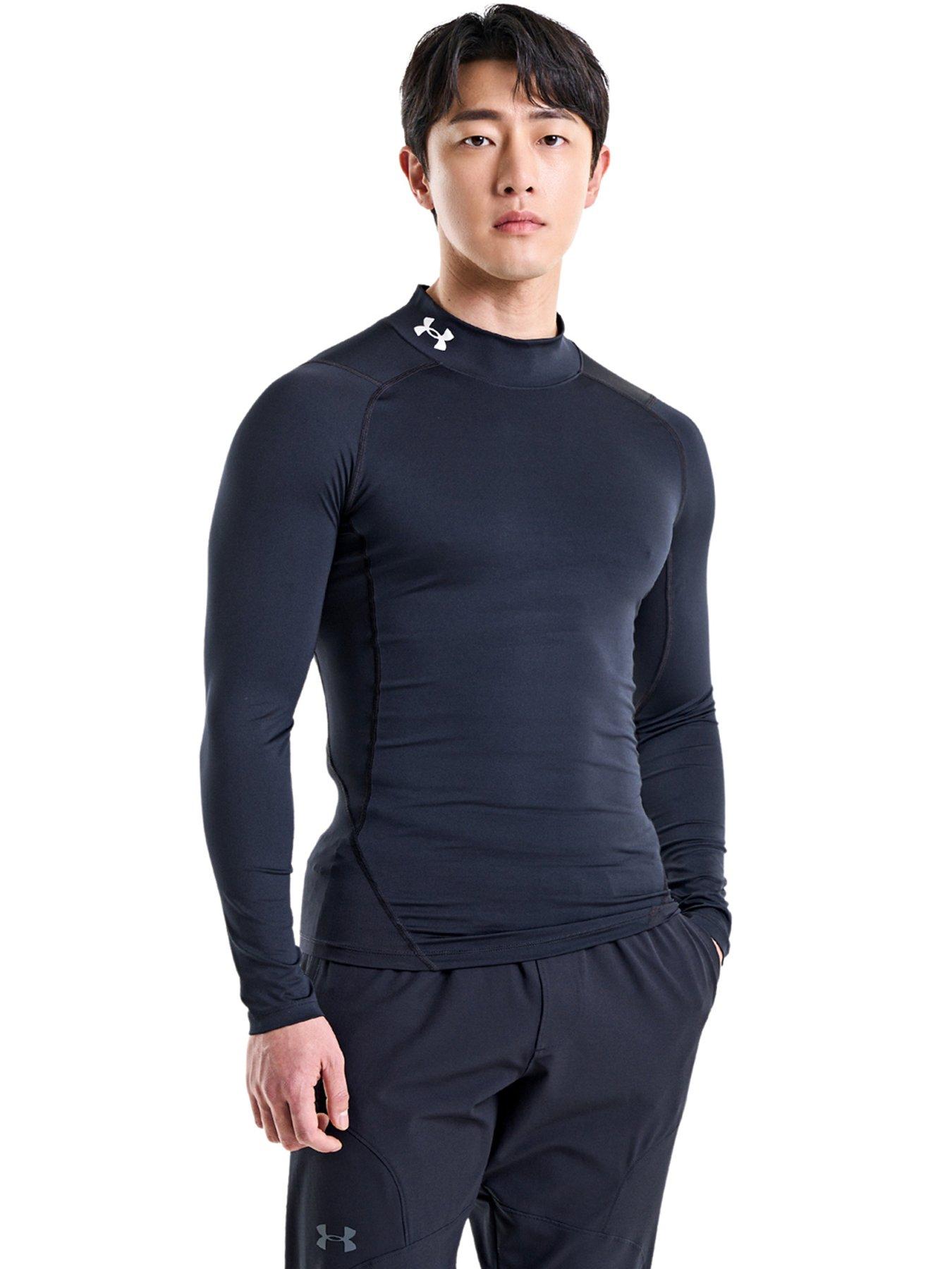 under-armour-mens-training-heatgear-comp-mock-long-sleeve-top-black