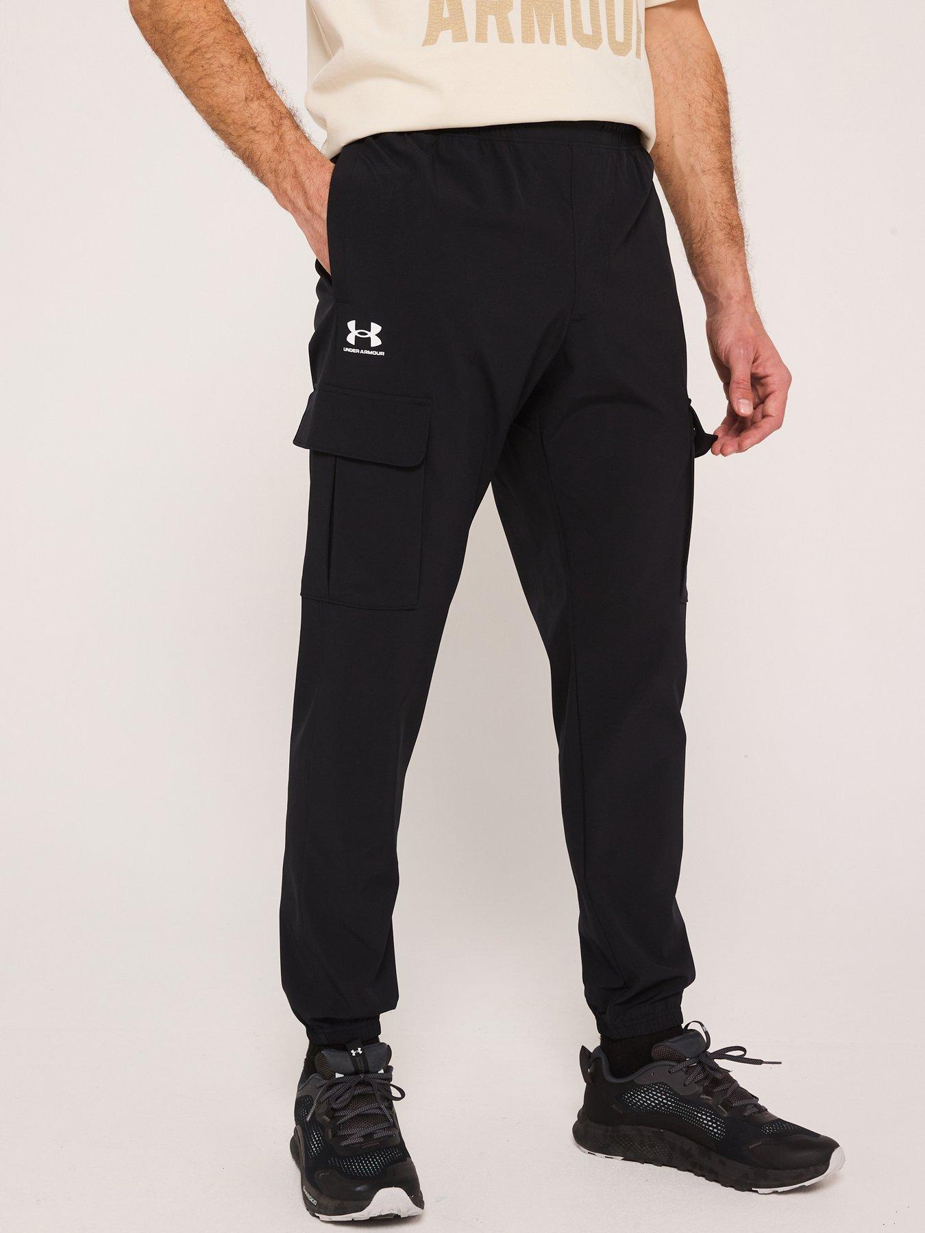 under-armour-mens-training-vibe-woven-cargo-pants-black