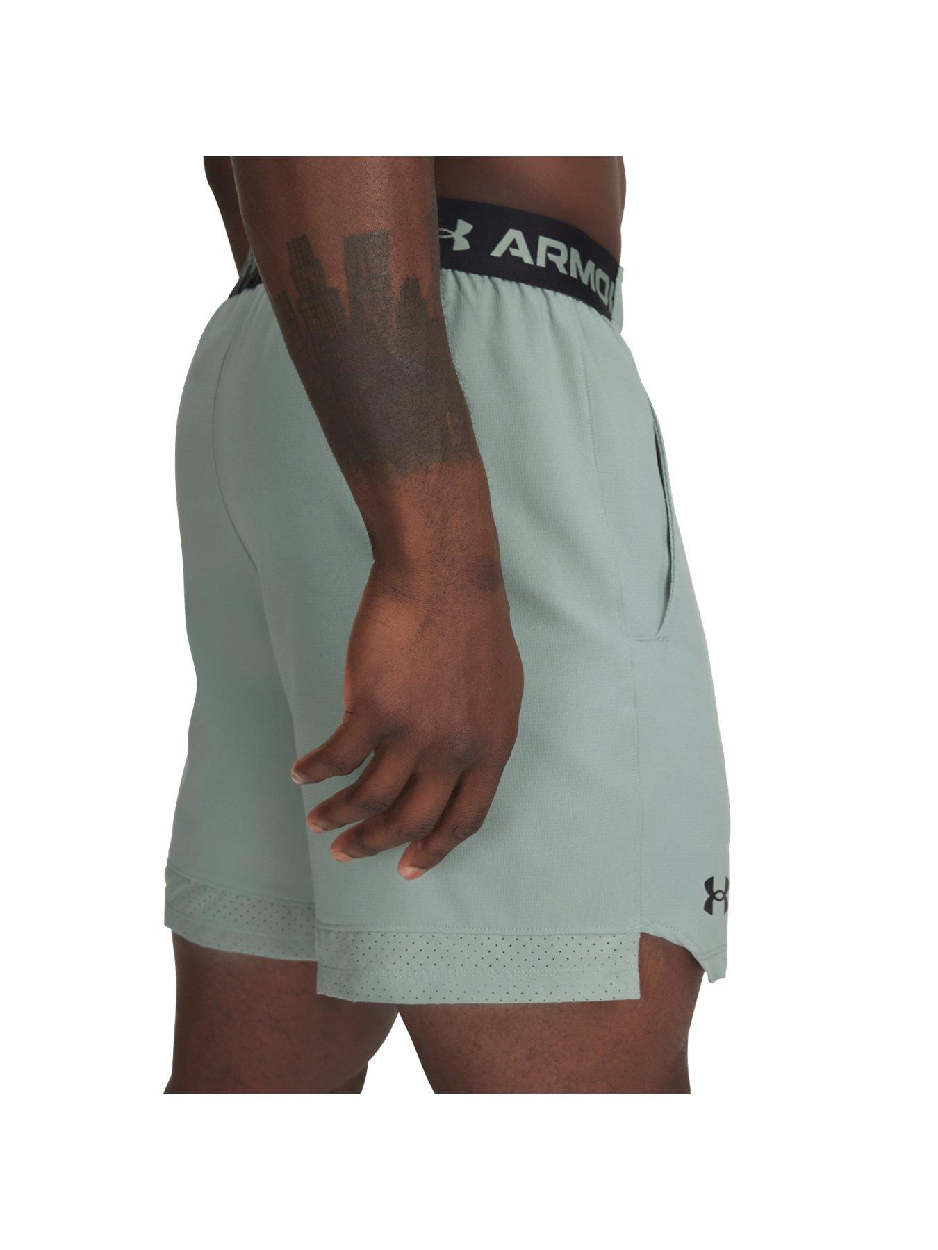 under-armour-mens-training-vanish-woven-6-inch-shorts-greenoutfit