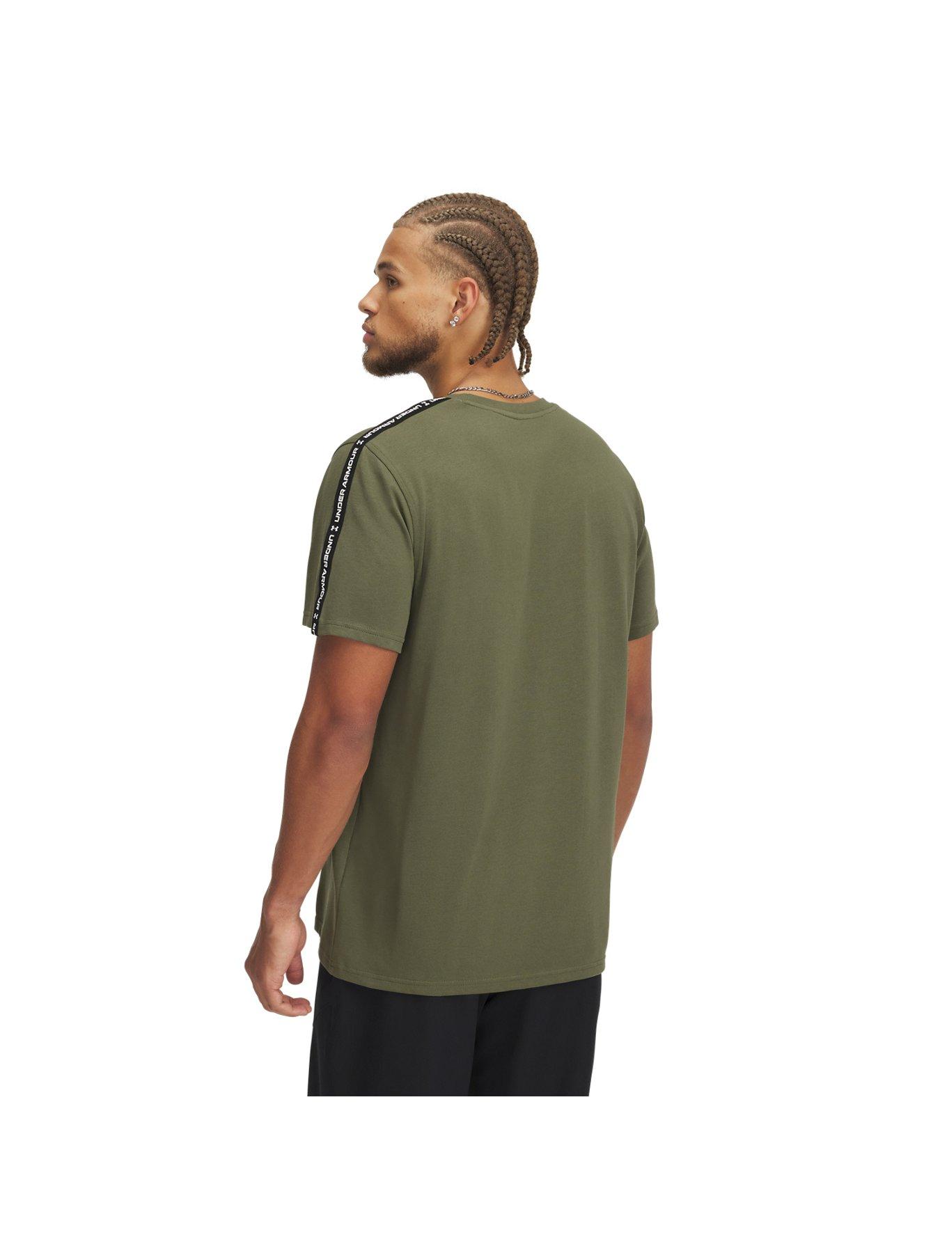 under-armour-mens-training-icon-heavyweight-taping-t-shirt-greenstillFront