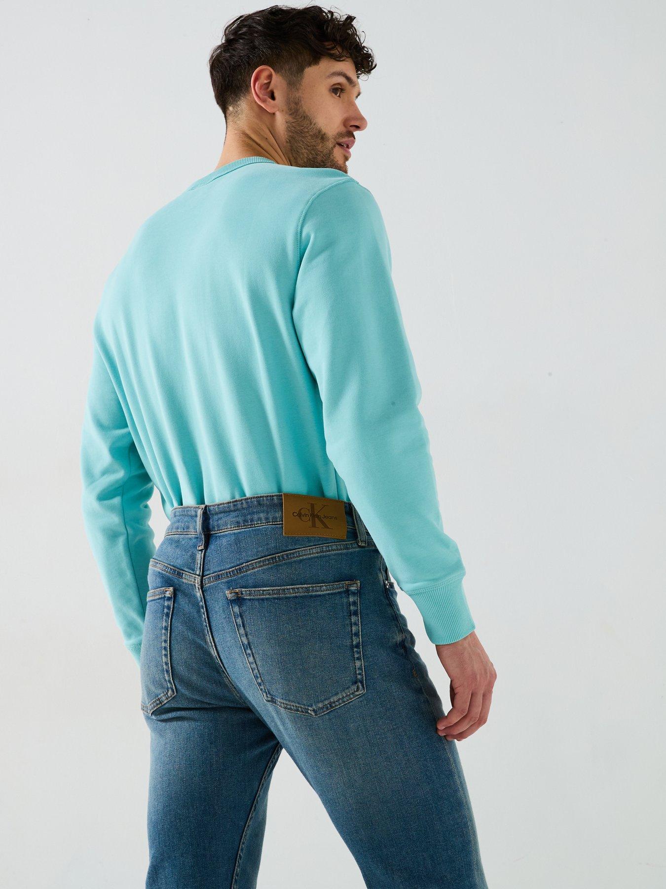 Image 5 of 6 of Calvin Klein Jeans Slim Taper Jeans - Dark Wash