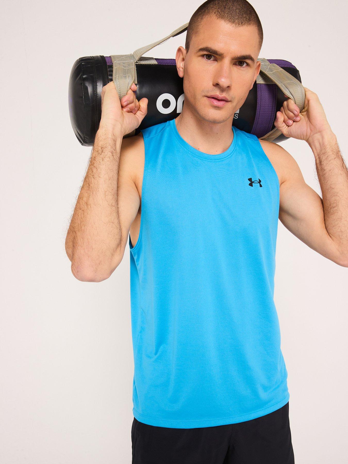 under-armour-mens-training-tech-tank-blue