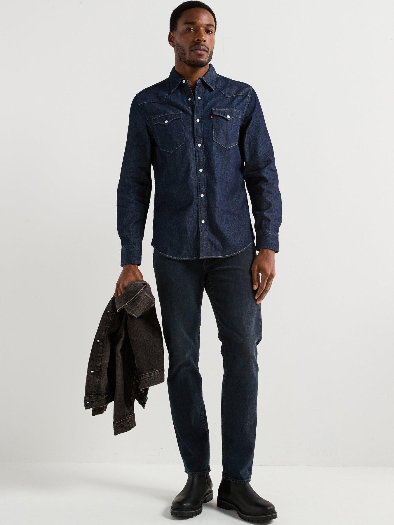 levis-classic-western-standard-denim-shirtback