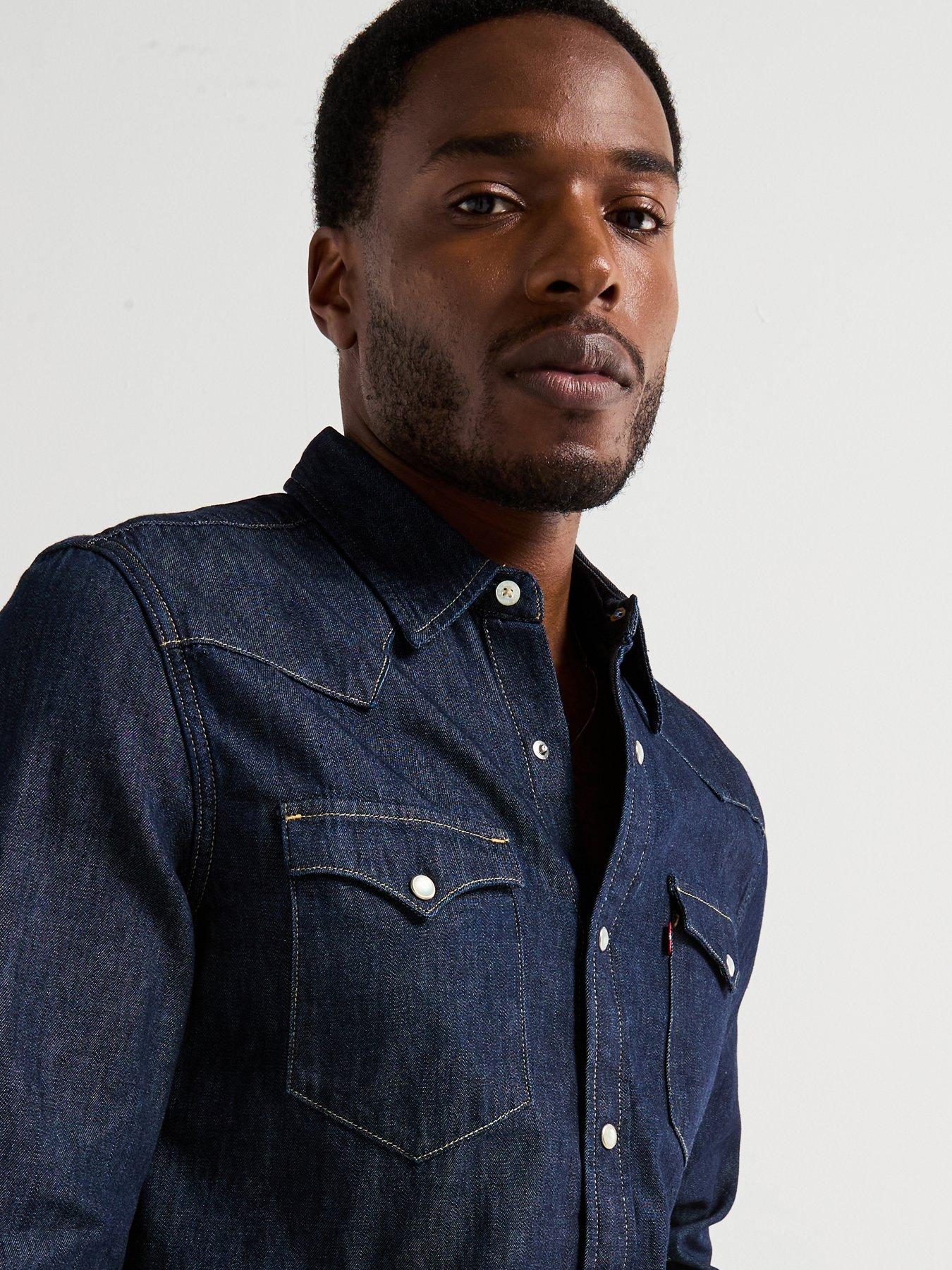Levi's Classic Western Standard Denim Shirt Dark Blue Very Ireland