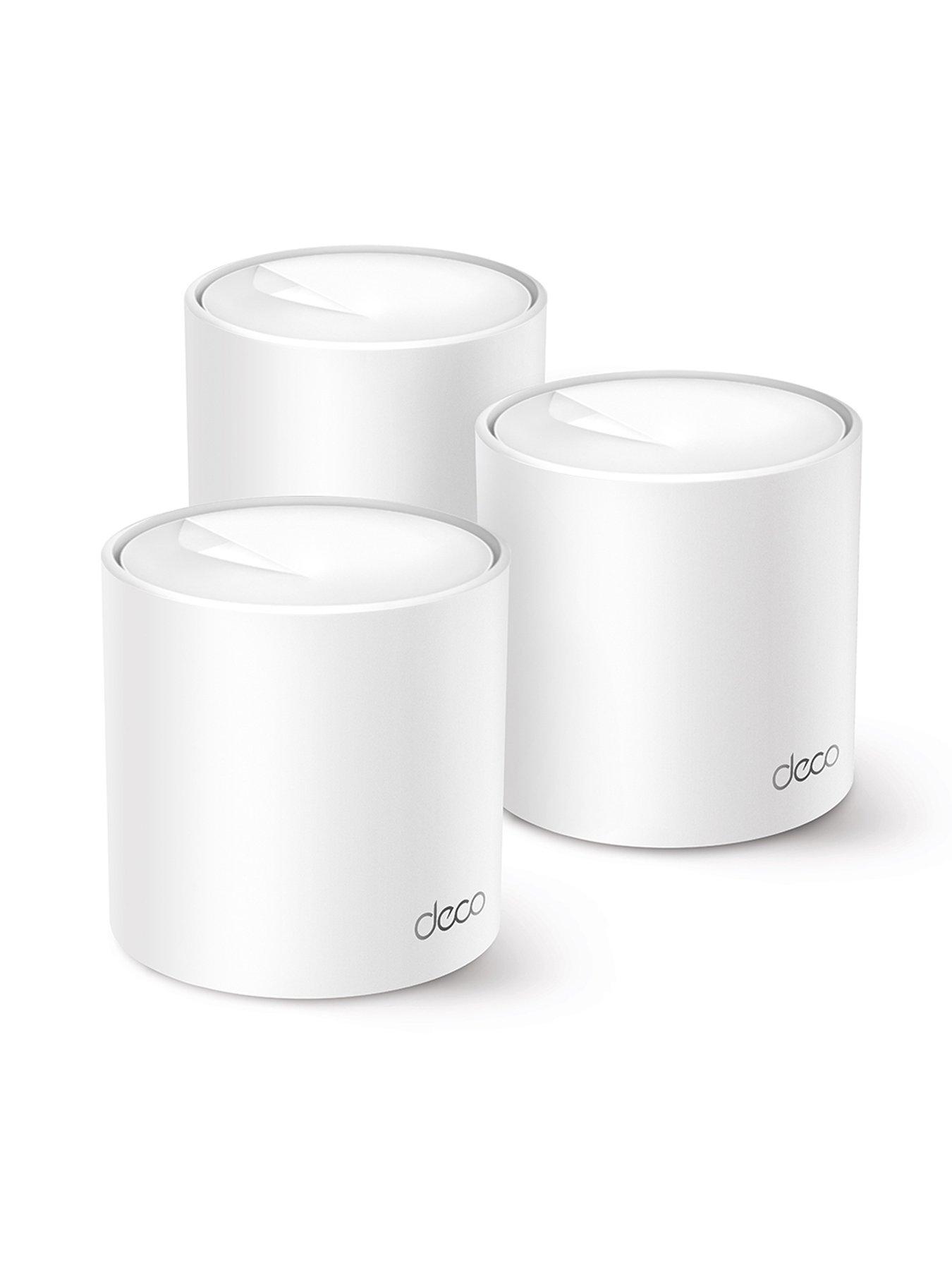Image 7 of 7 of TP Link Deco X1500(3-pack) AX1500 Whole Home Mesh Wi-Fi 6 Kit, Parental Controls, HomeShield, 2x Gig Ports