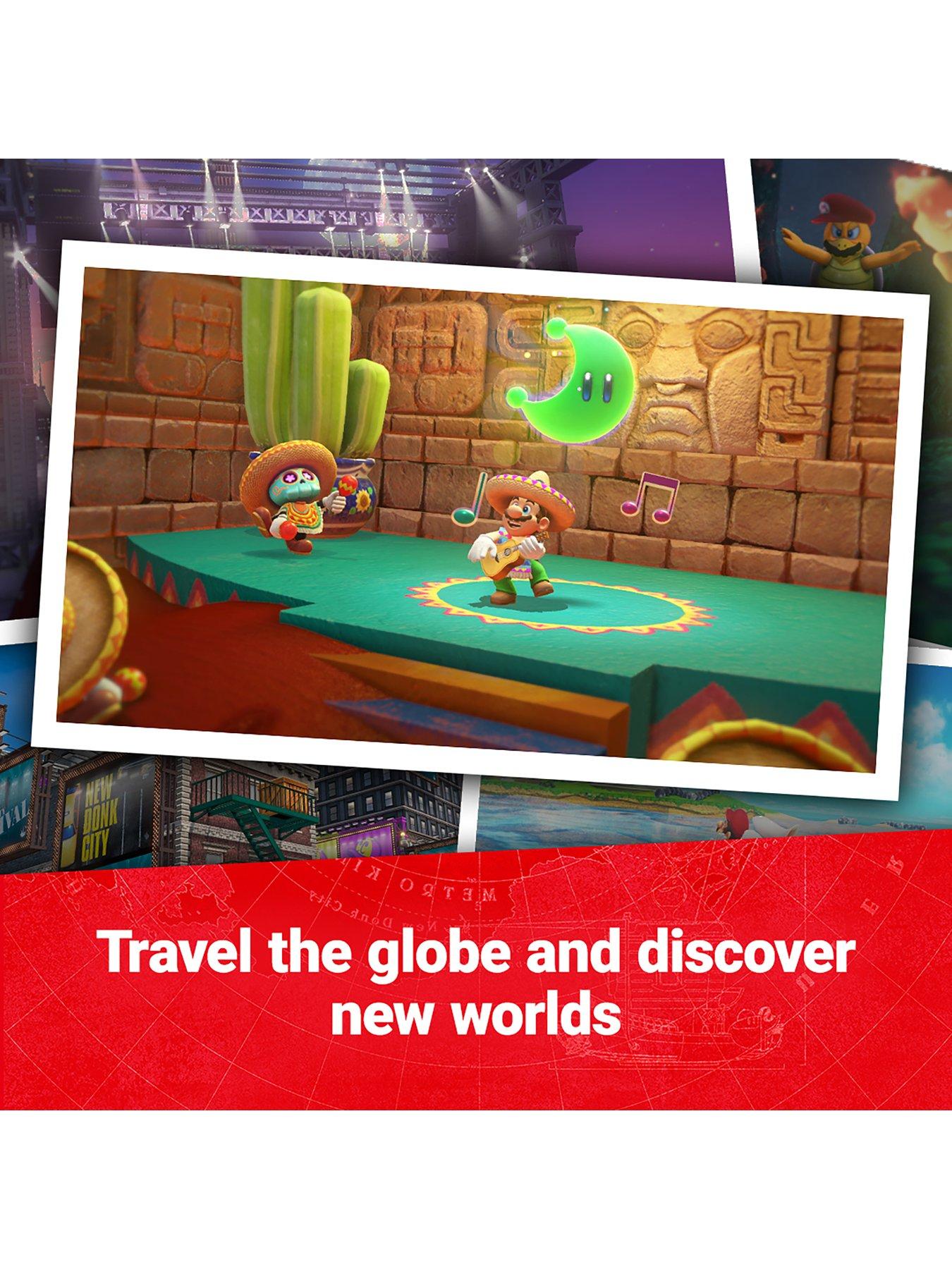 Image 3 of 6 of Nintendo Switch OLED Nintendo Switch HW (OLED Model) White & SUPER MARIO ODYSSEY            & VR Switch headset V2