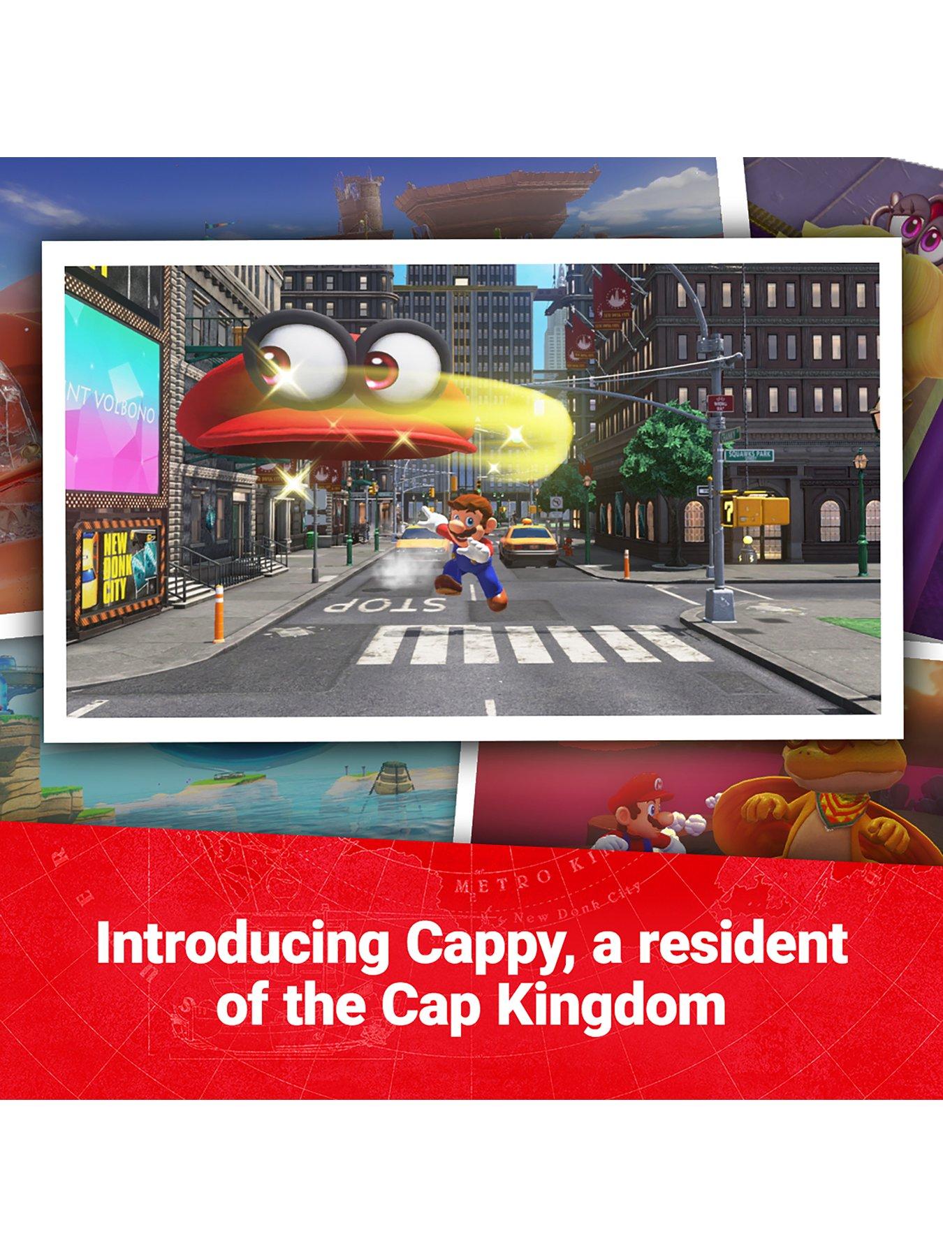 Image 4 of 6 of Nintendo Switch OLED Nintendo Switch HW (OLED Model) White & SUPER MARIO ODYSSEY            & VR Switch headset V2