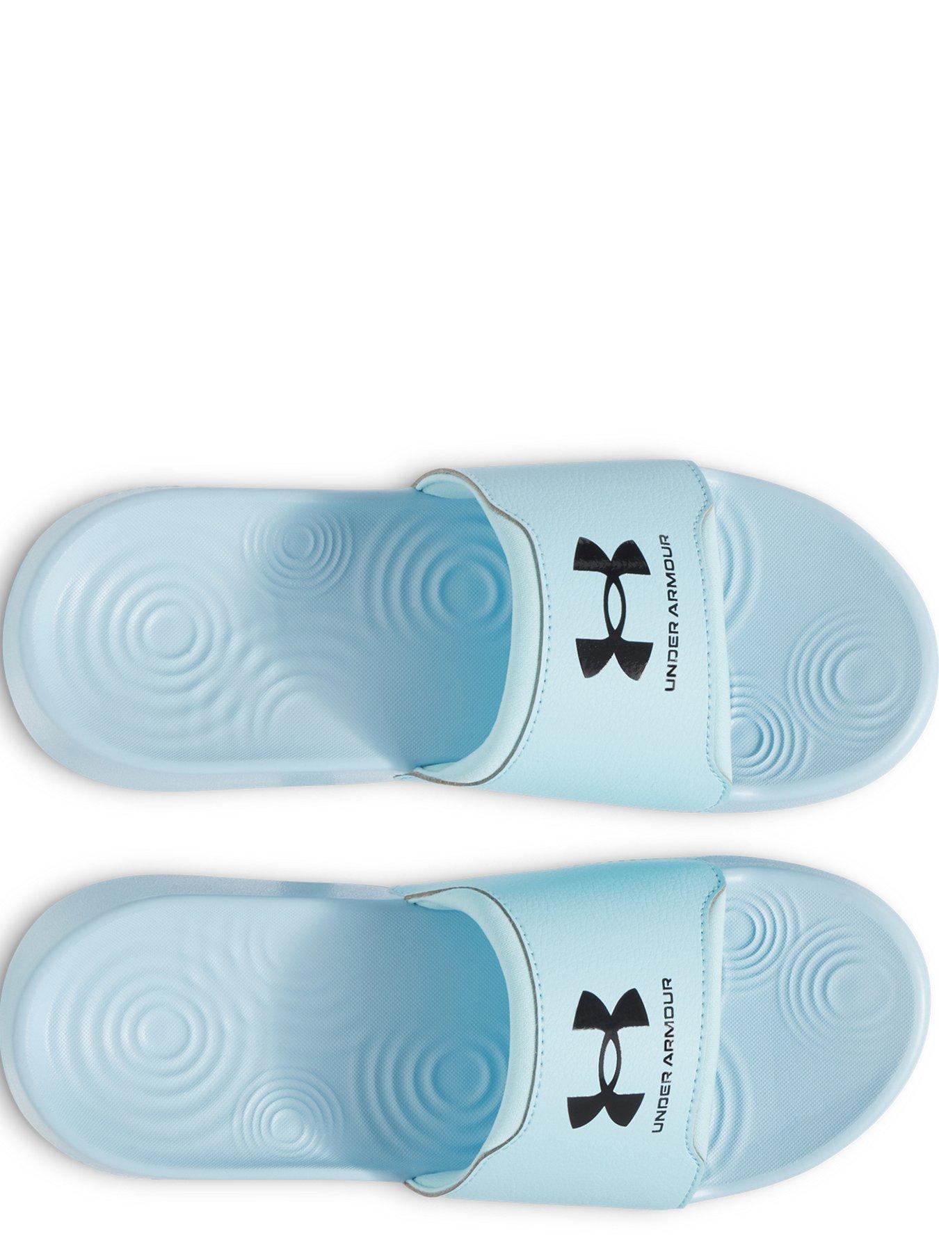 under-armour-womens-ignite-select-slides-blueoutfit