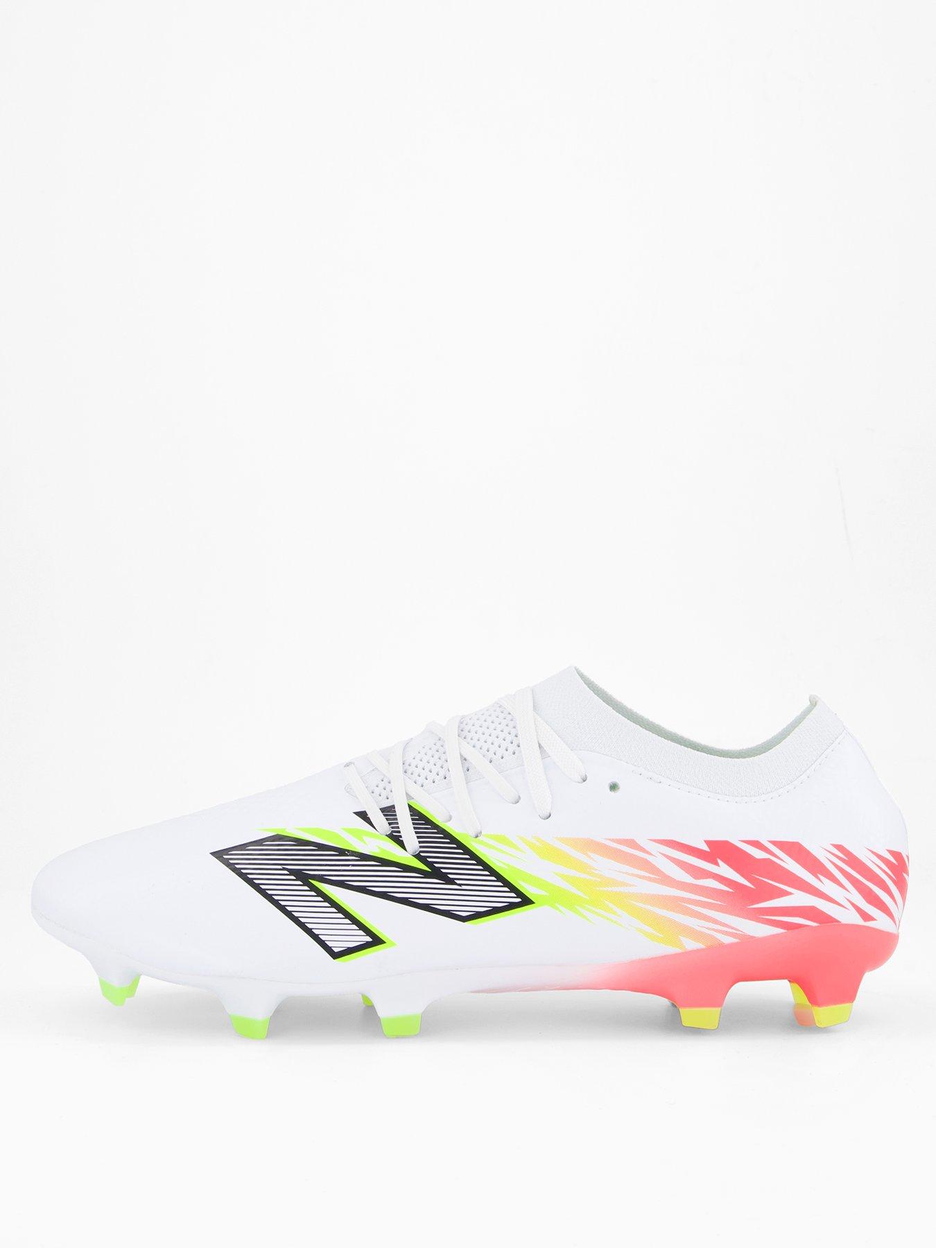New Balance Mens Furonv8 Destroy Firm Ground Football Boots - White