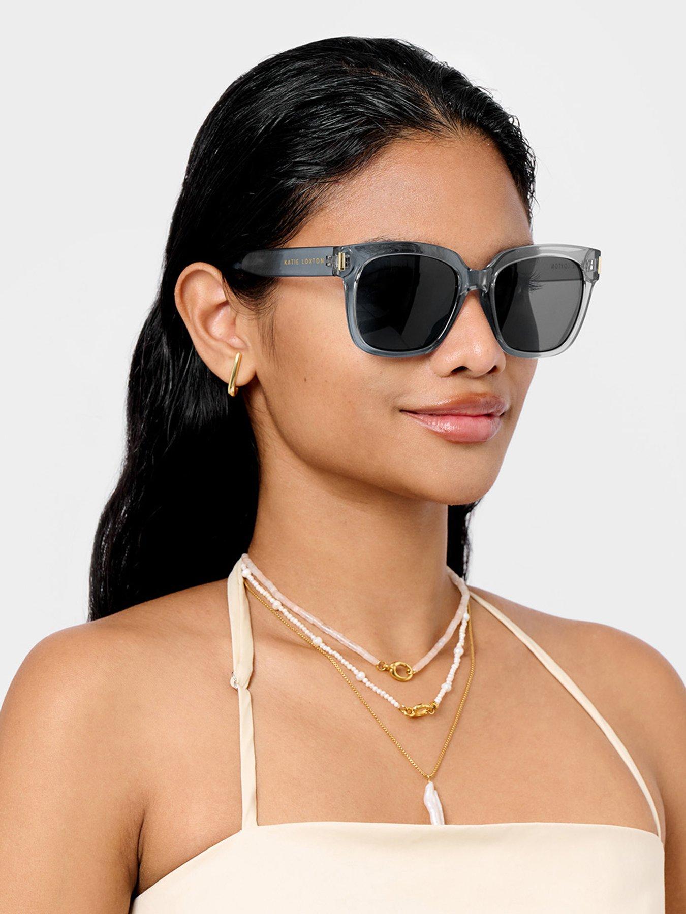 Katie Loxton Roma Sunglasses - Blue Transparent