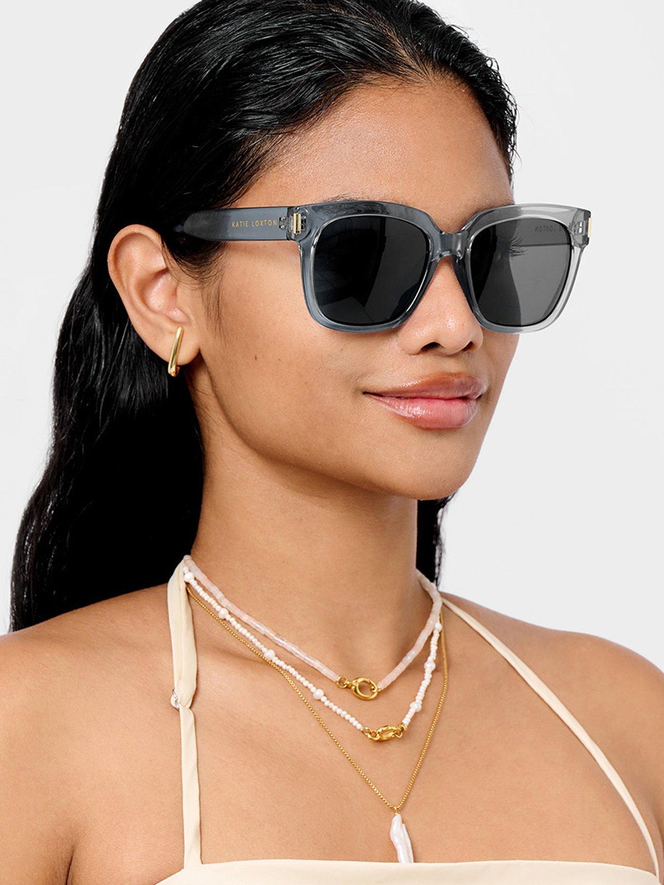 Katie Loxton Roma Sunglasses - Blue Transparent