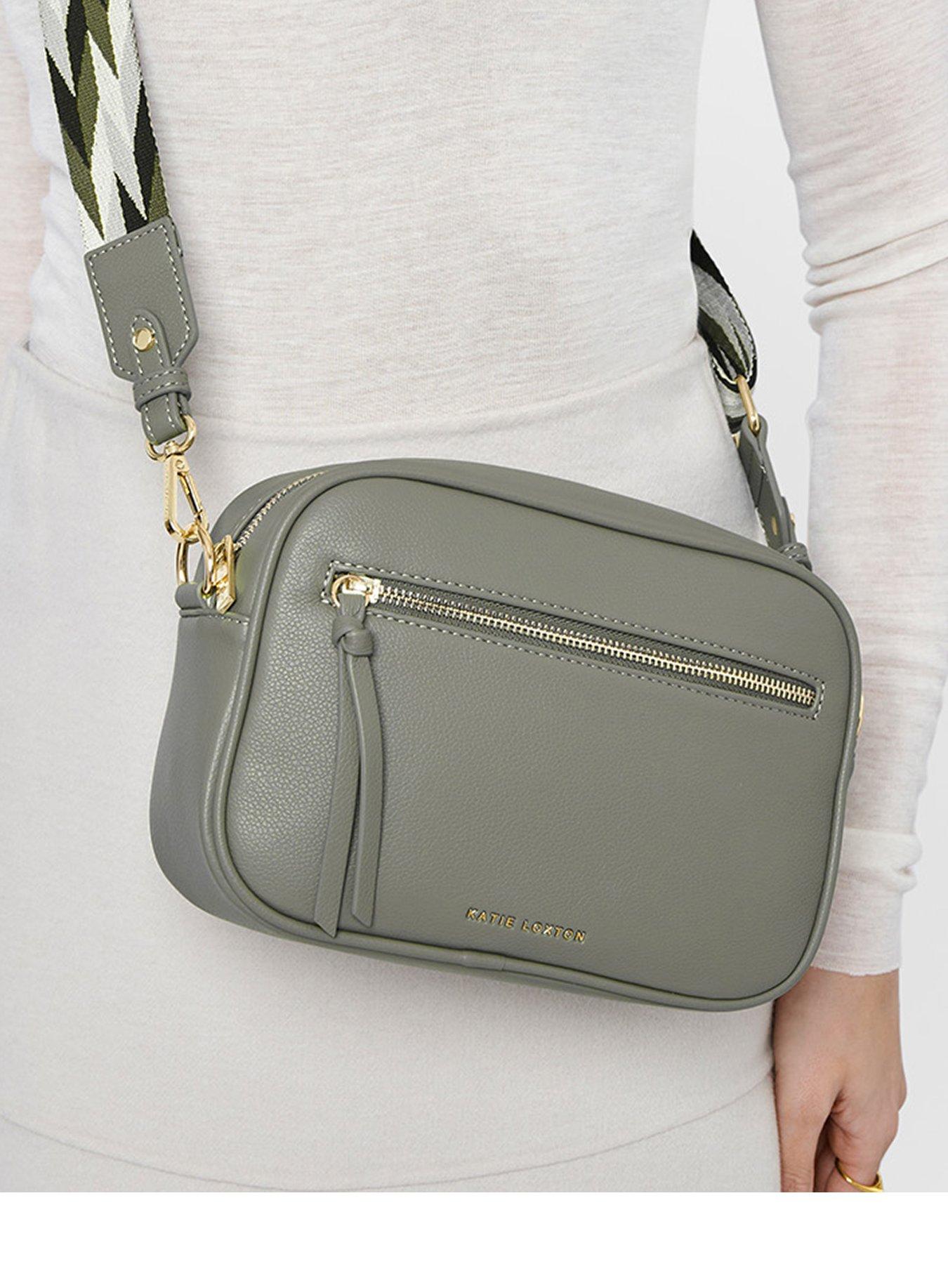 Image 1 of 5 of Katie Loxton Hallie Crossbody Bag In Graphite Green
