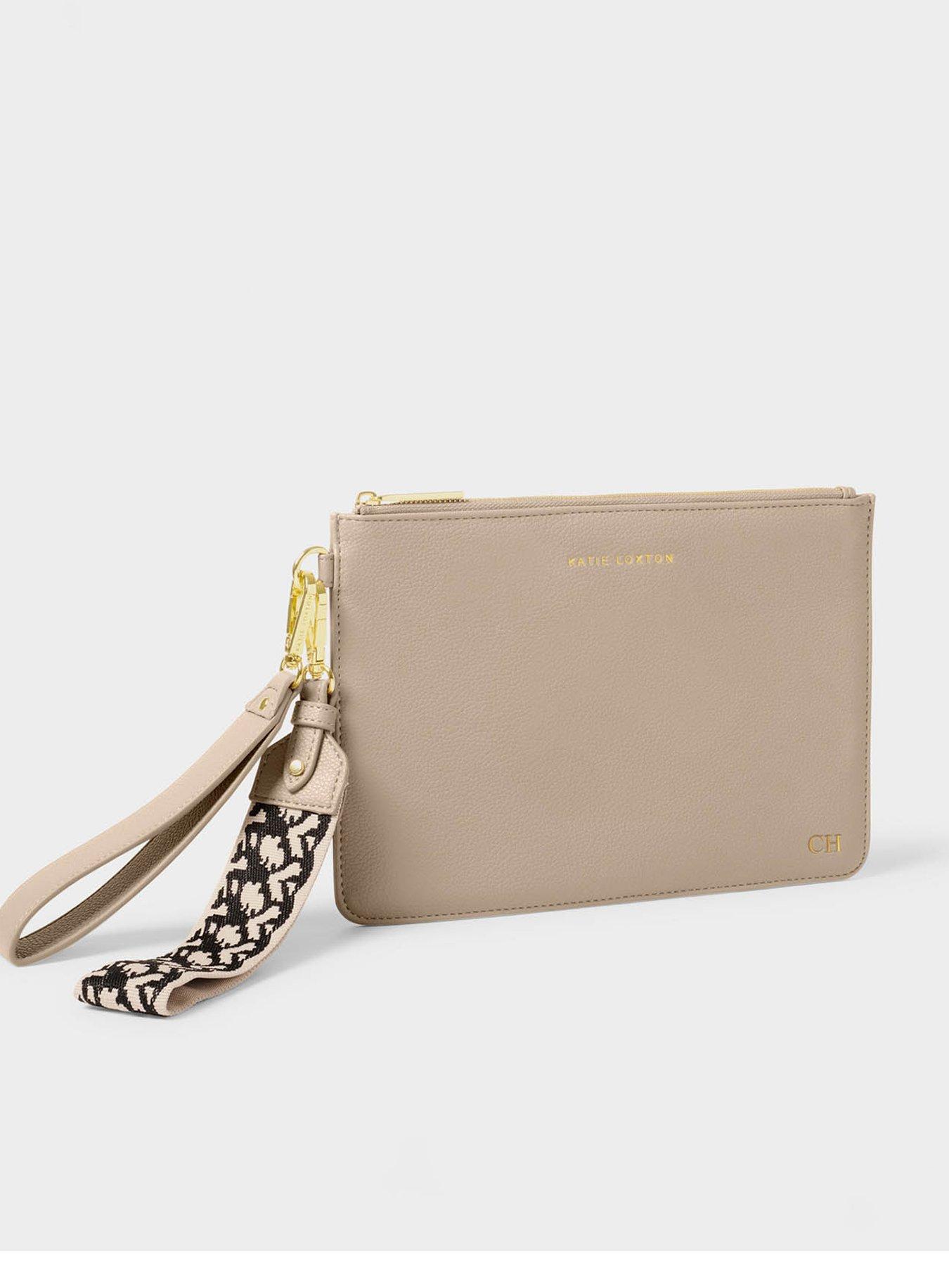 Image 2 of 6 of Katie Loxton Hallie Wristlet Pouch - Light Taupe