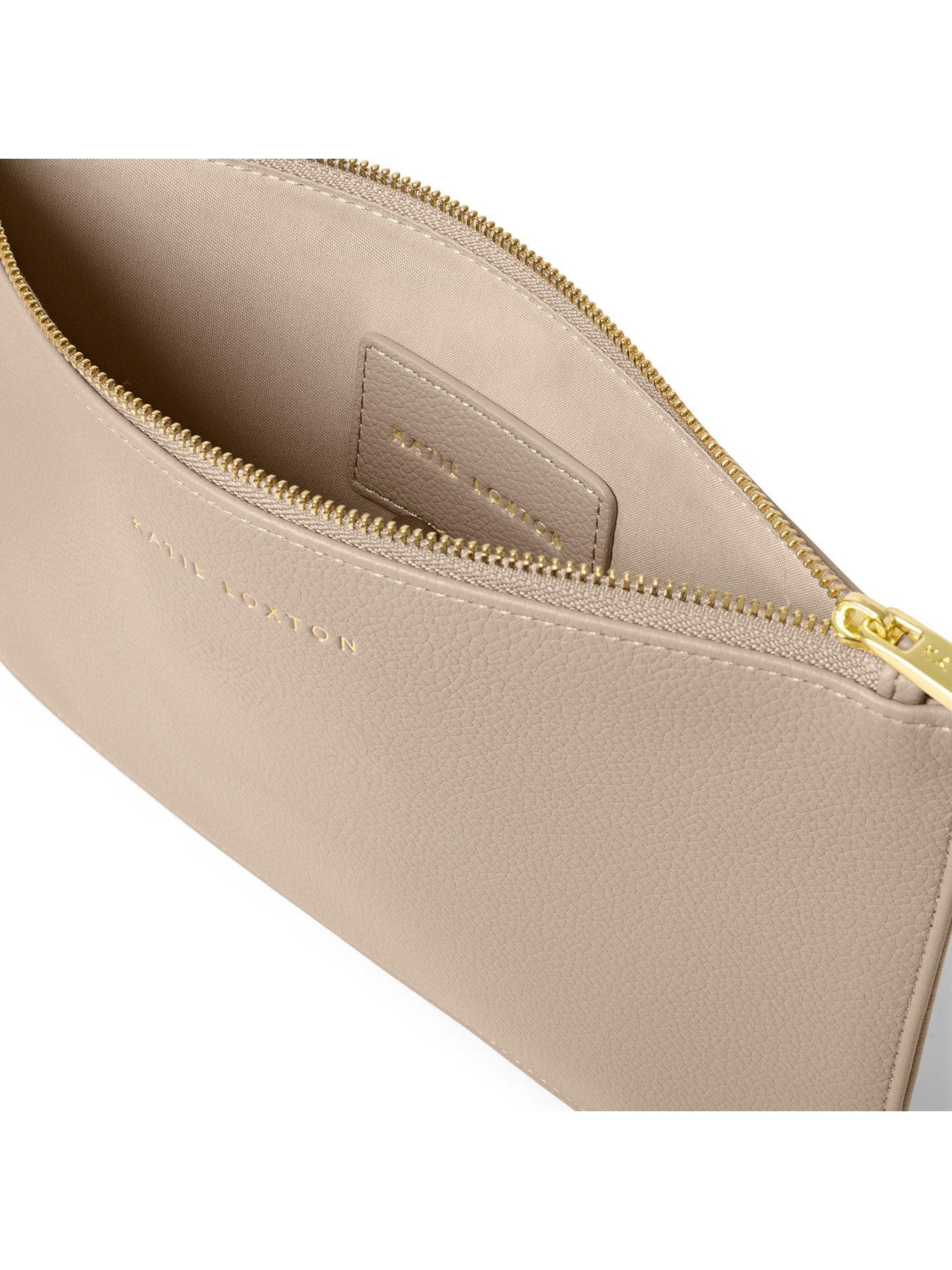 Image 3 of 6 of Katie Loxton Hallie Wristlet Pouch - Light Taupe