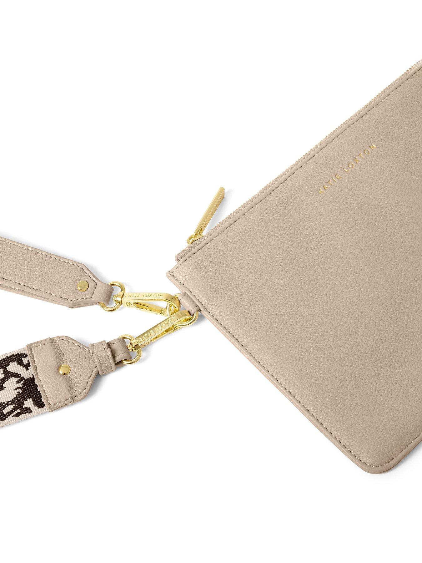 Image 4 of 6 of Katie Loxton Hallie Wristlet Pouch - Light Taupe